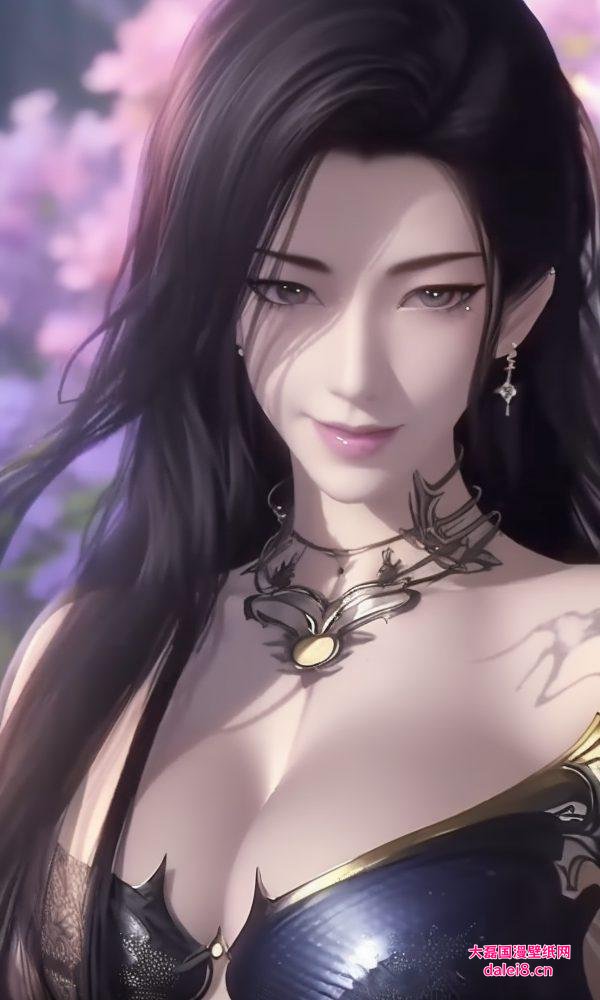 清新像素风妖娆潮女妖