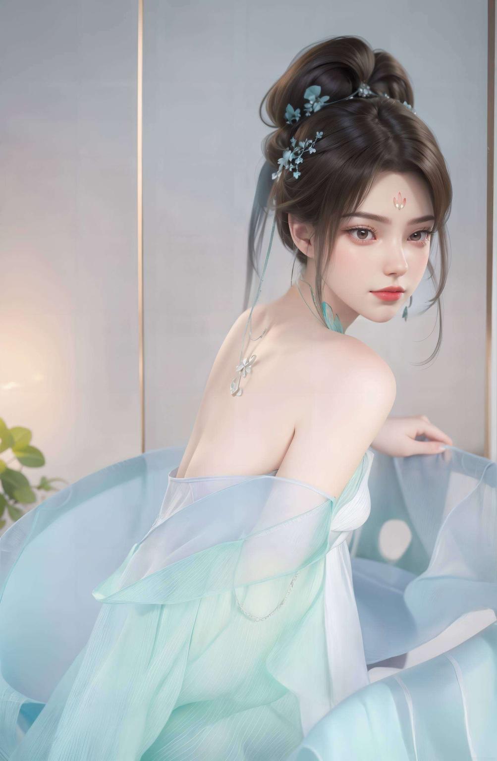 今天给大家带来一款超高清的电脑动画壁纸！看这程灵的精美人物壁纸