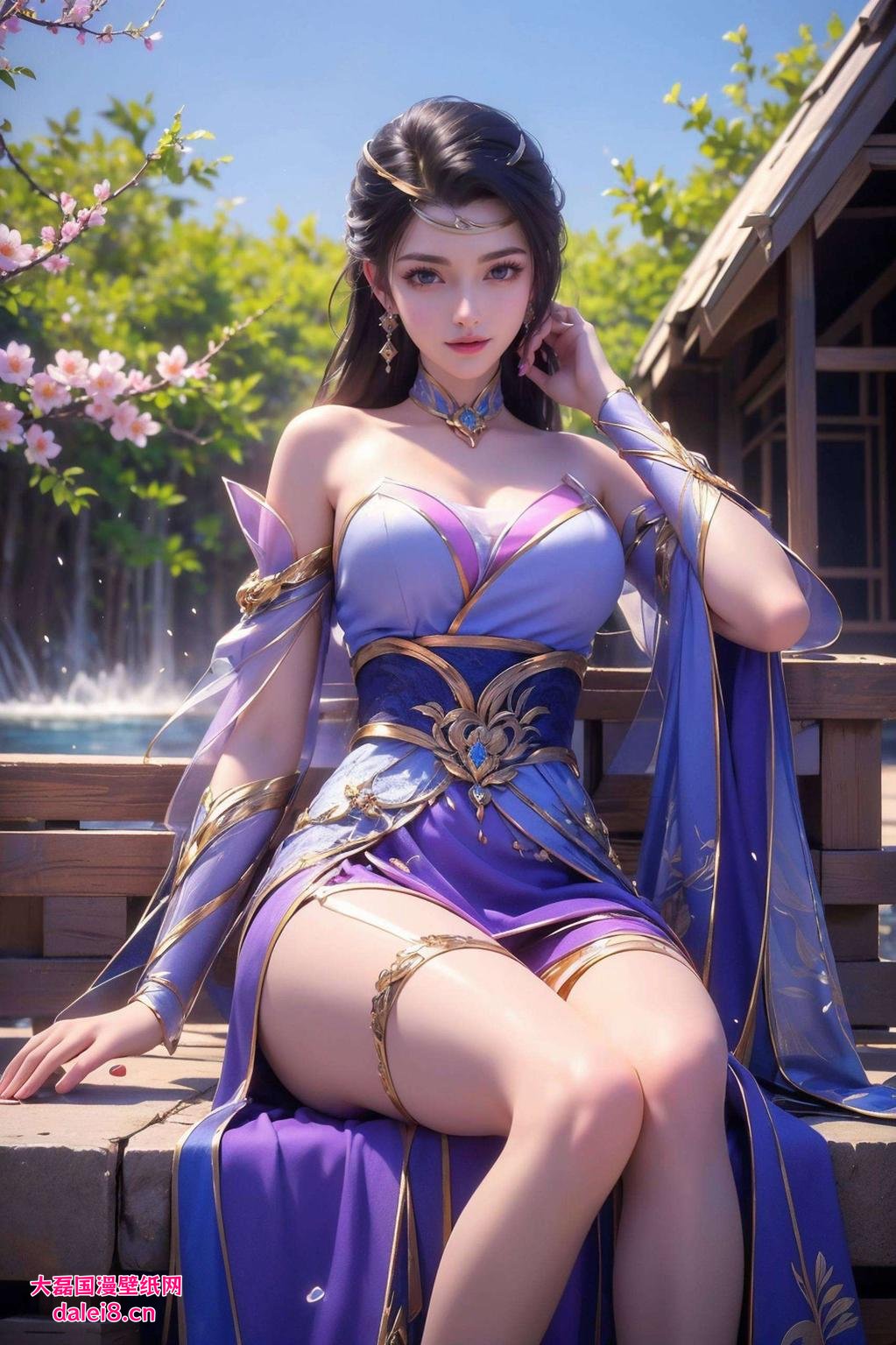 以动态壁纸的形式呈现清新自然