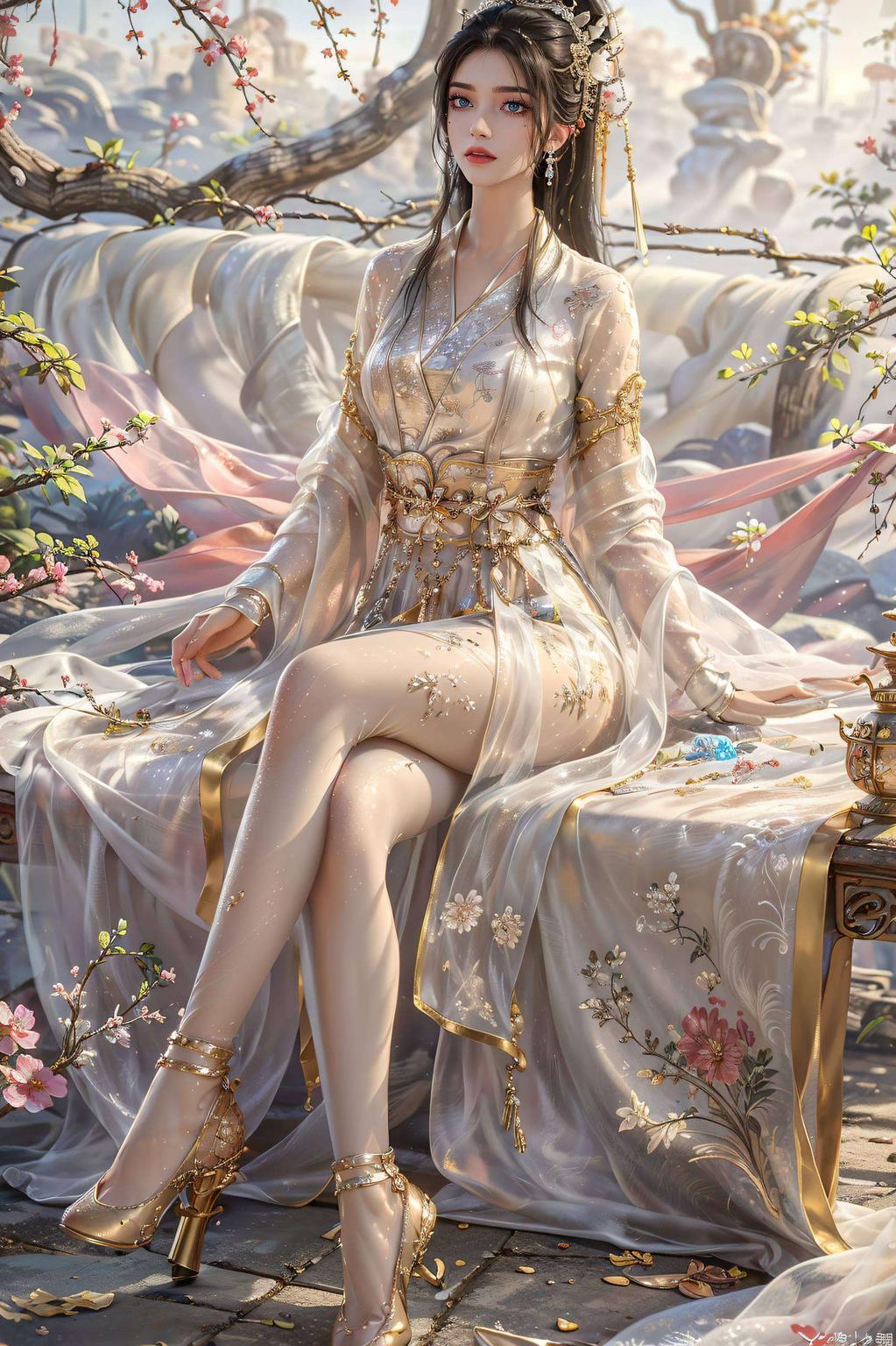 伤感壁纸映衬孤独身影永生方清雪