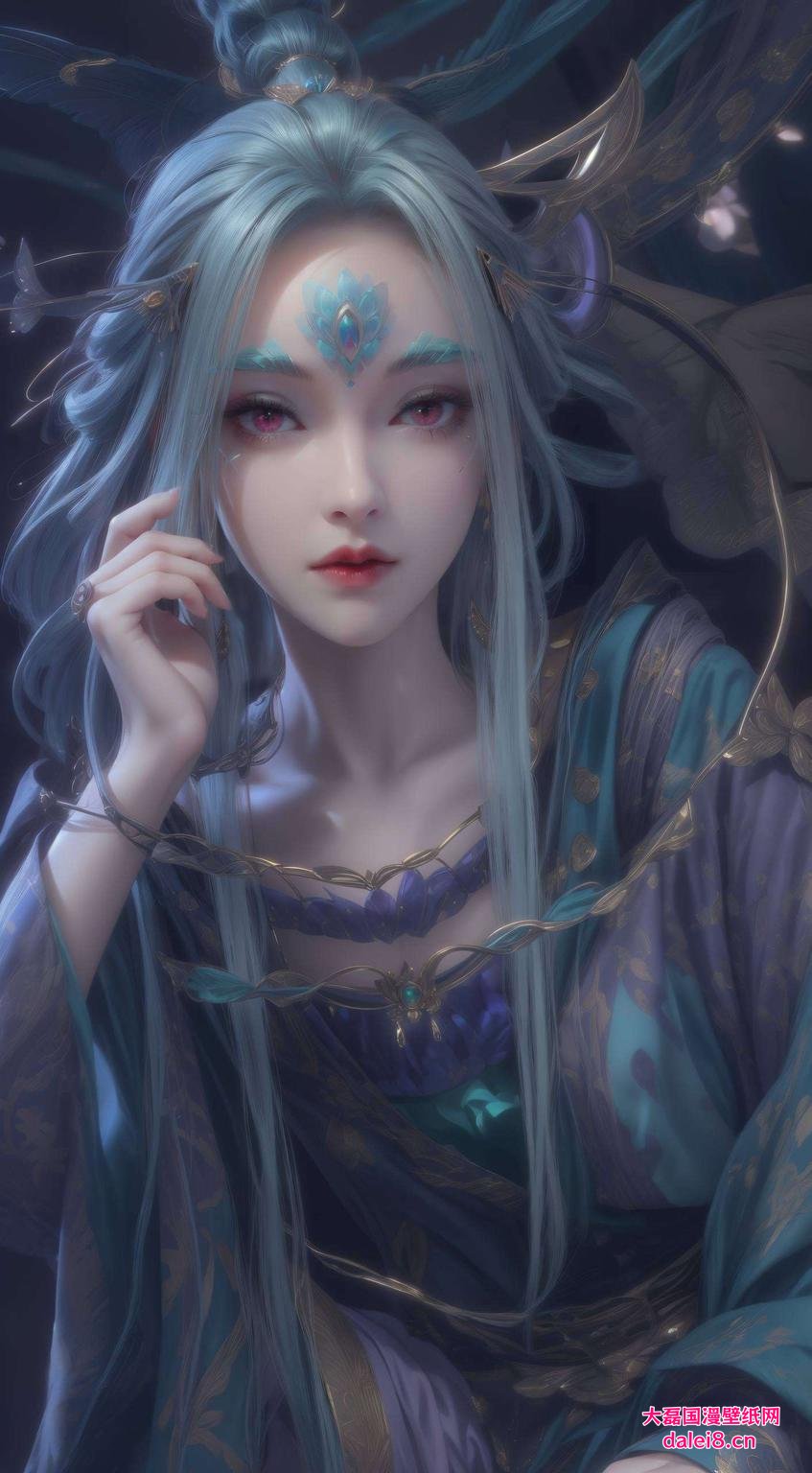 古典美人每一处细节都透露着古典韵味