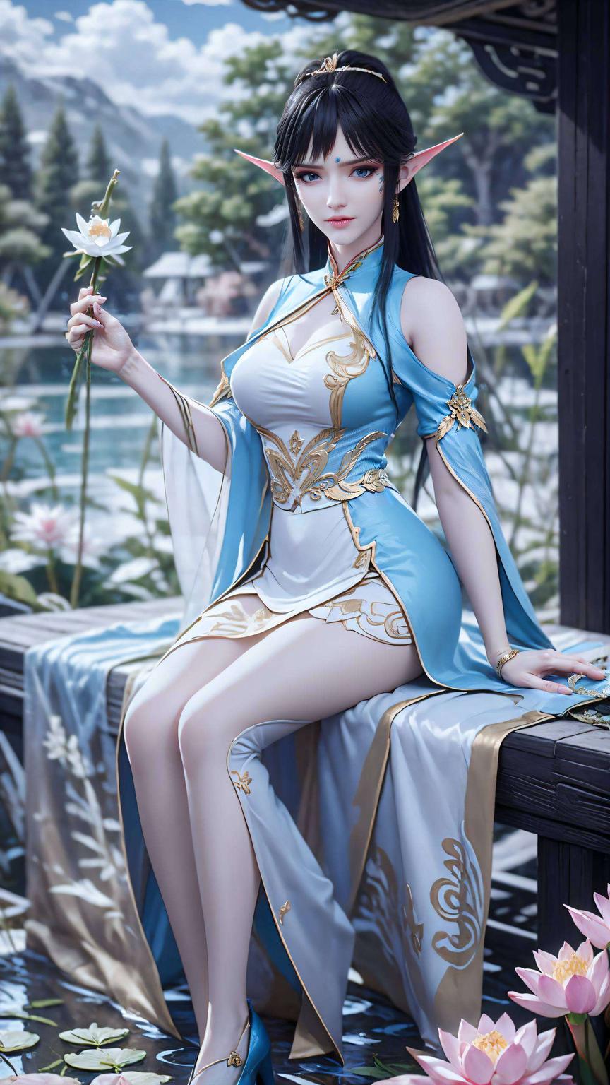 美得让人心动斗破苍穹中的凤清儿壁纸