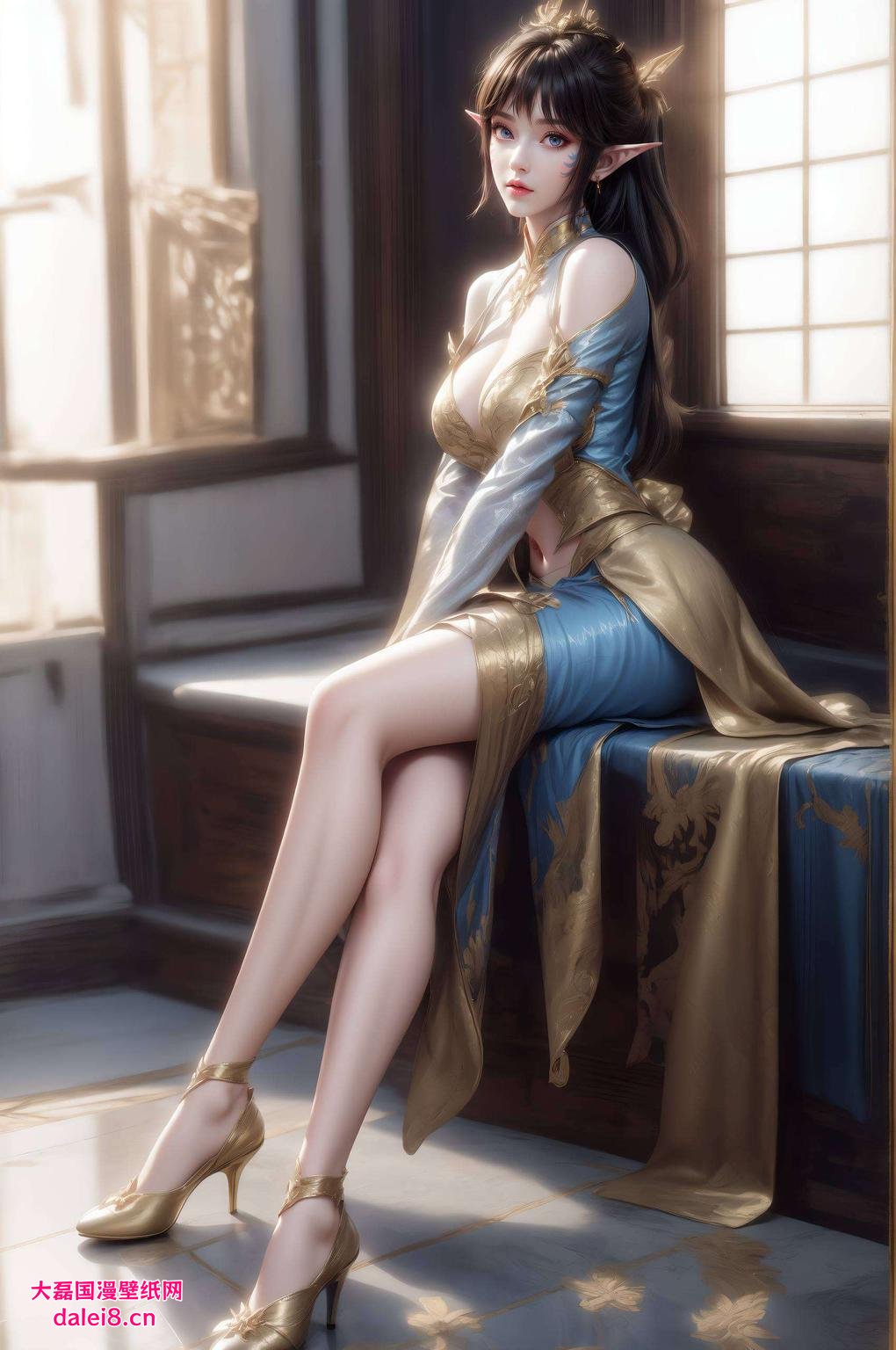 凤清儿的冷酷眼神享受这份独特的美吧！