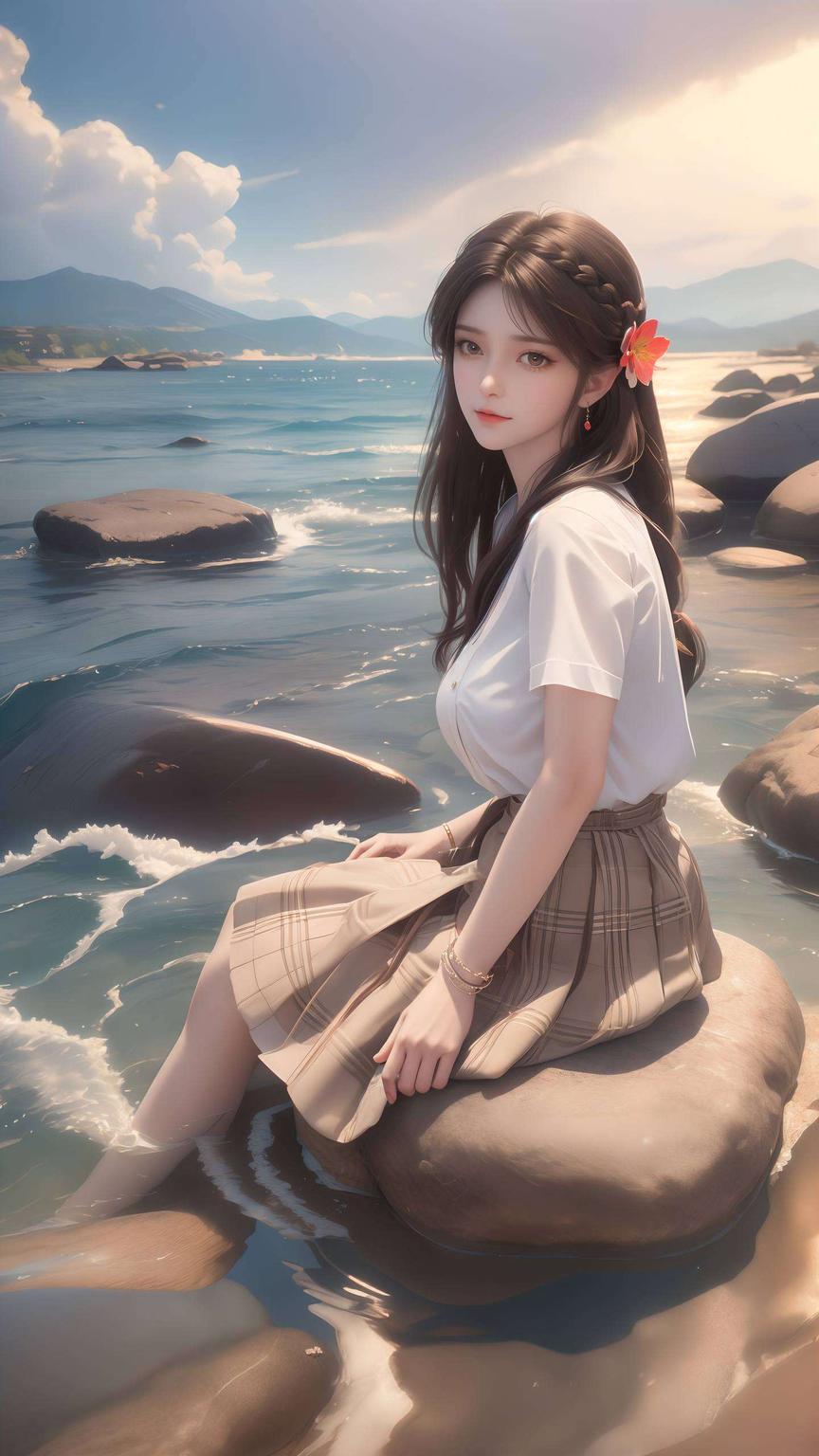 苹果专享貂蝉火灵儿壁纸