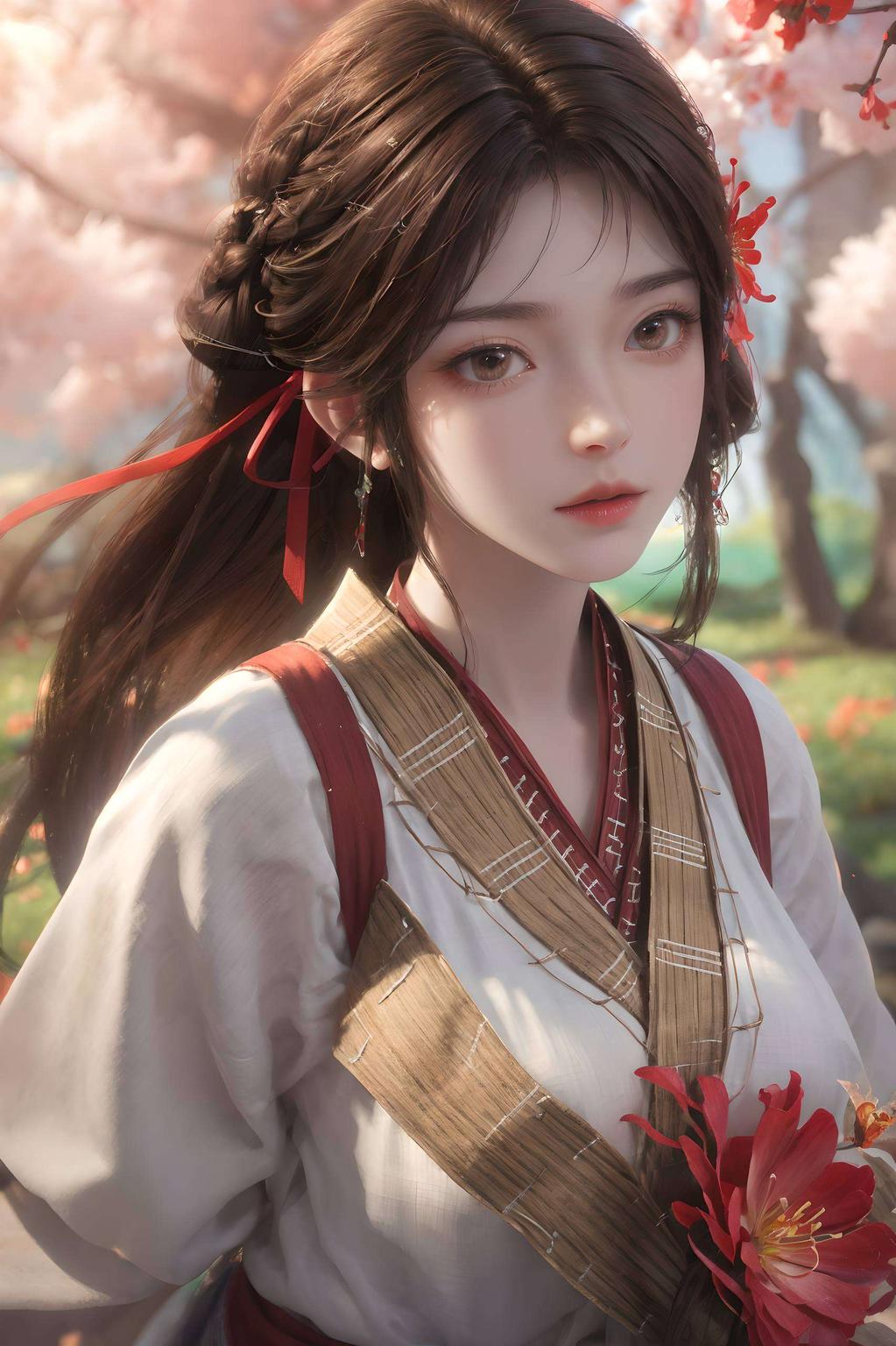 为iPhone带来别样风情火灵儿插画壁纸