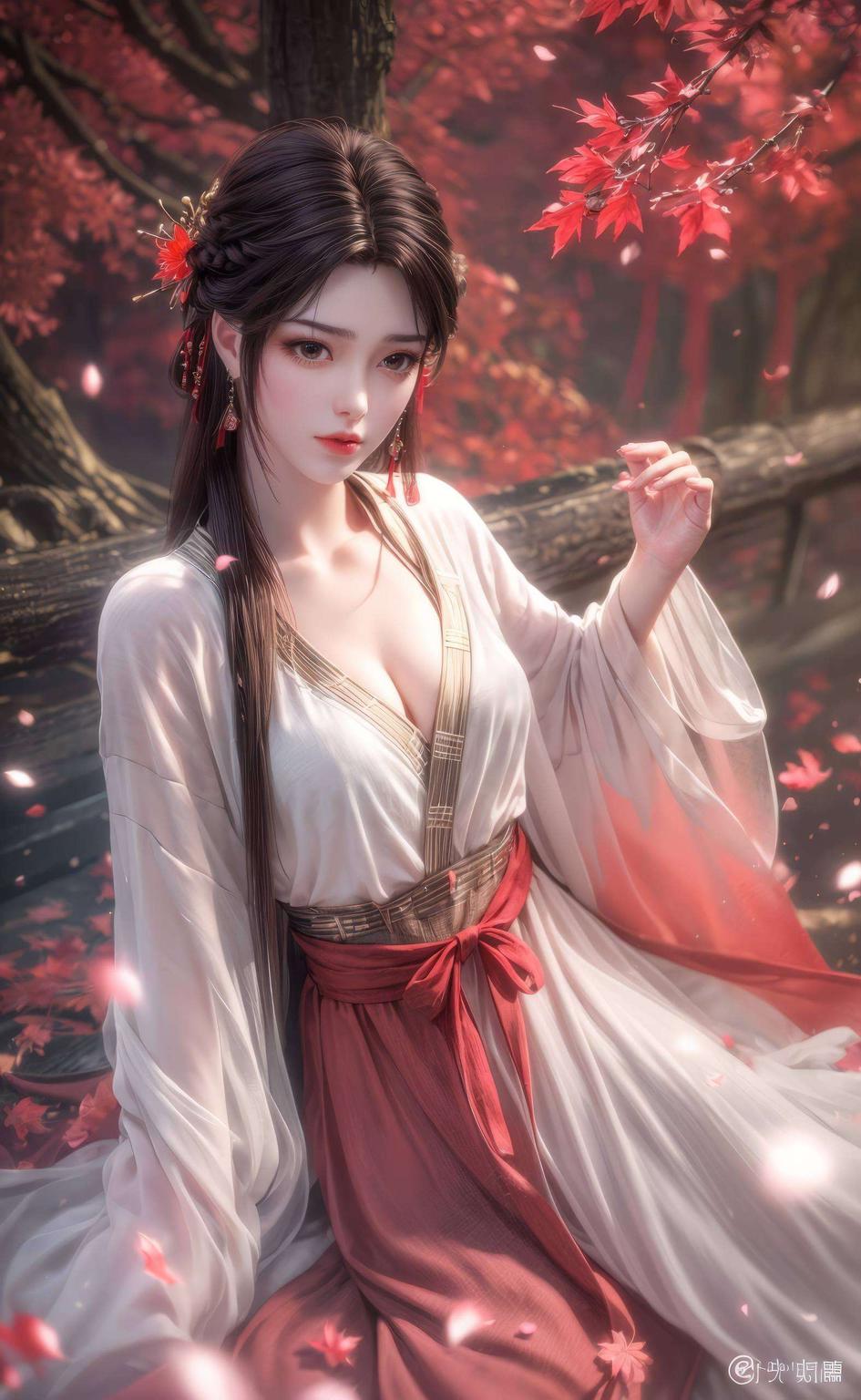 完美世界中火灵儿的绝美壁纸犹如仙子降临