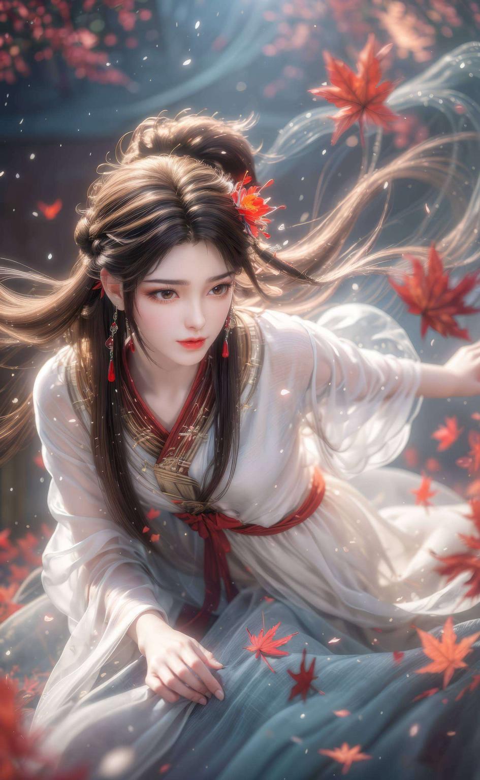 火灵儿神秘上线！一抹暗夜幽光高清壁纸黑暗系列