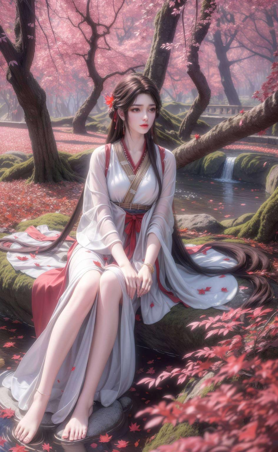 那灵动的火焰与神秘的背影给你带来超高清的视觉享受！快来看看这款火灵儿背影高清壁纸