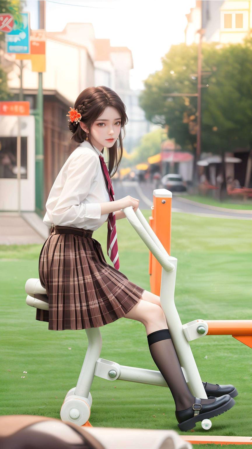 宛如置身花海融合了古香古色的韵味