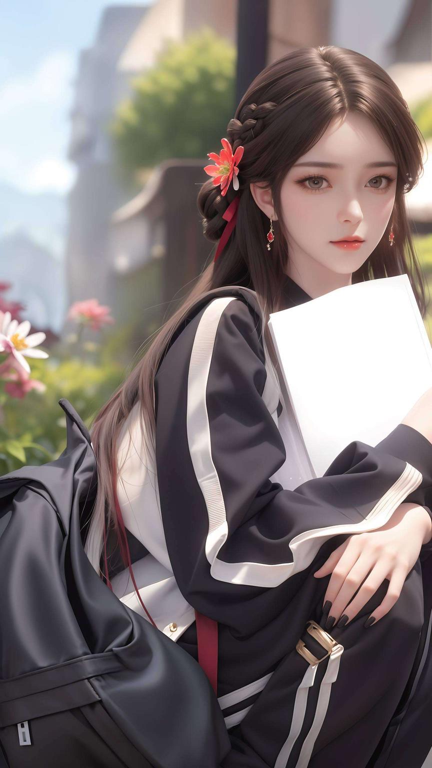 Win10锁屏美到爆！高清细腻火灵儿动画版壁纸