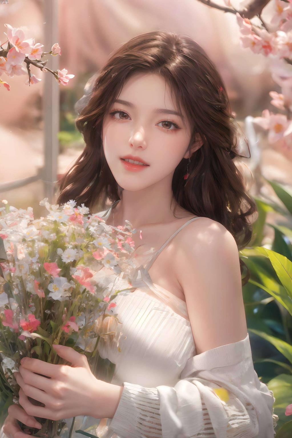 火灵儿身材曼妙壁纸映照梦幻光彩