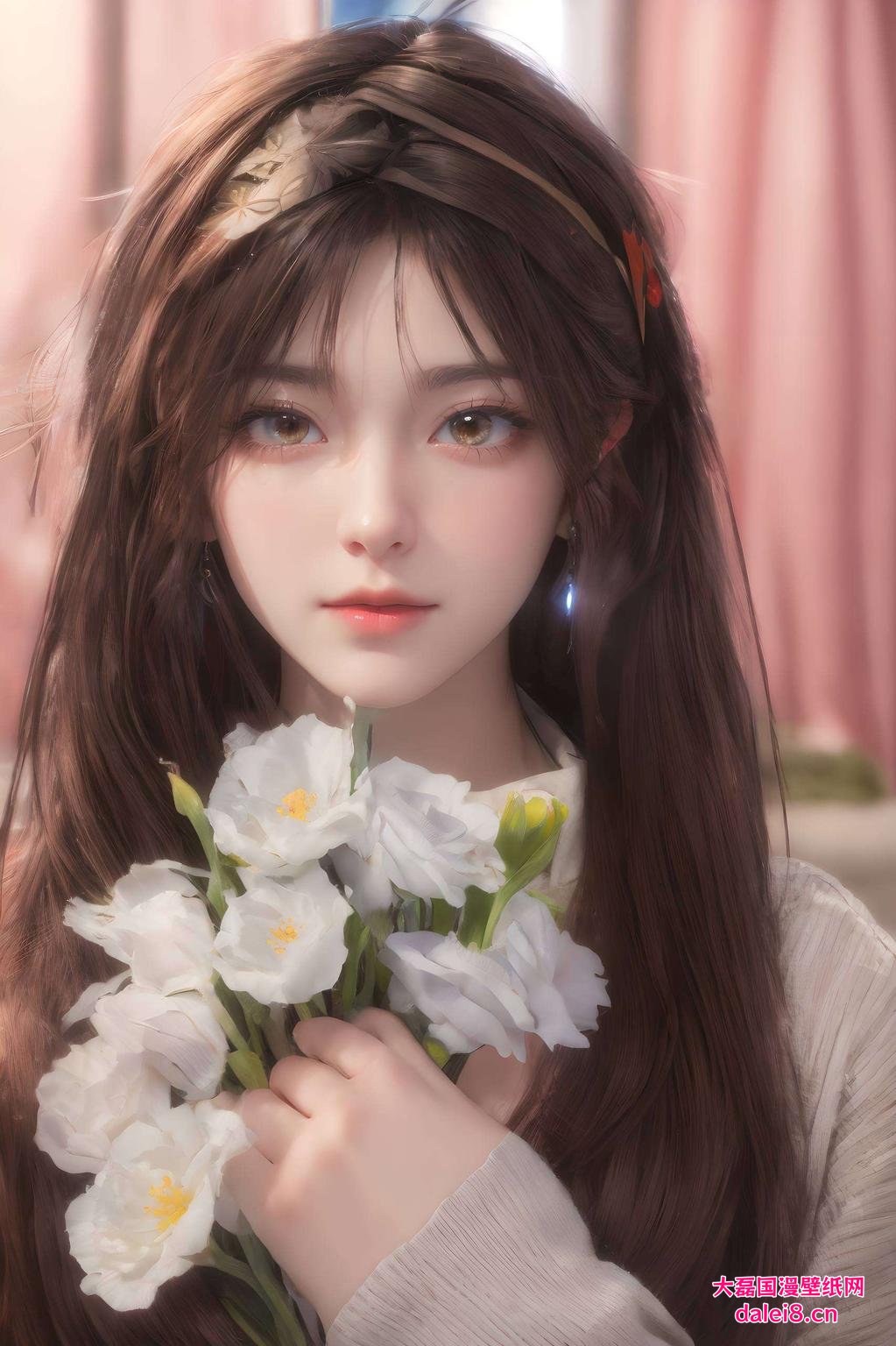 高清细腻灵动的眼神和可爱的装扮