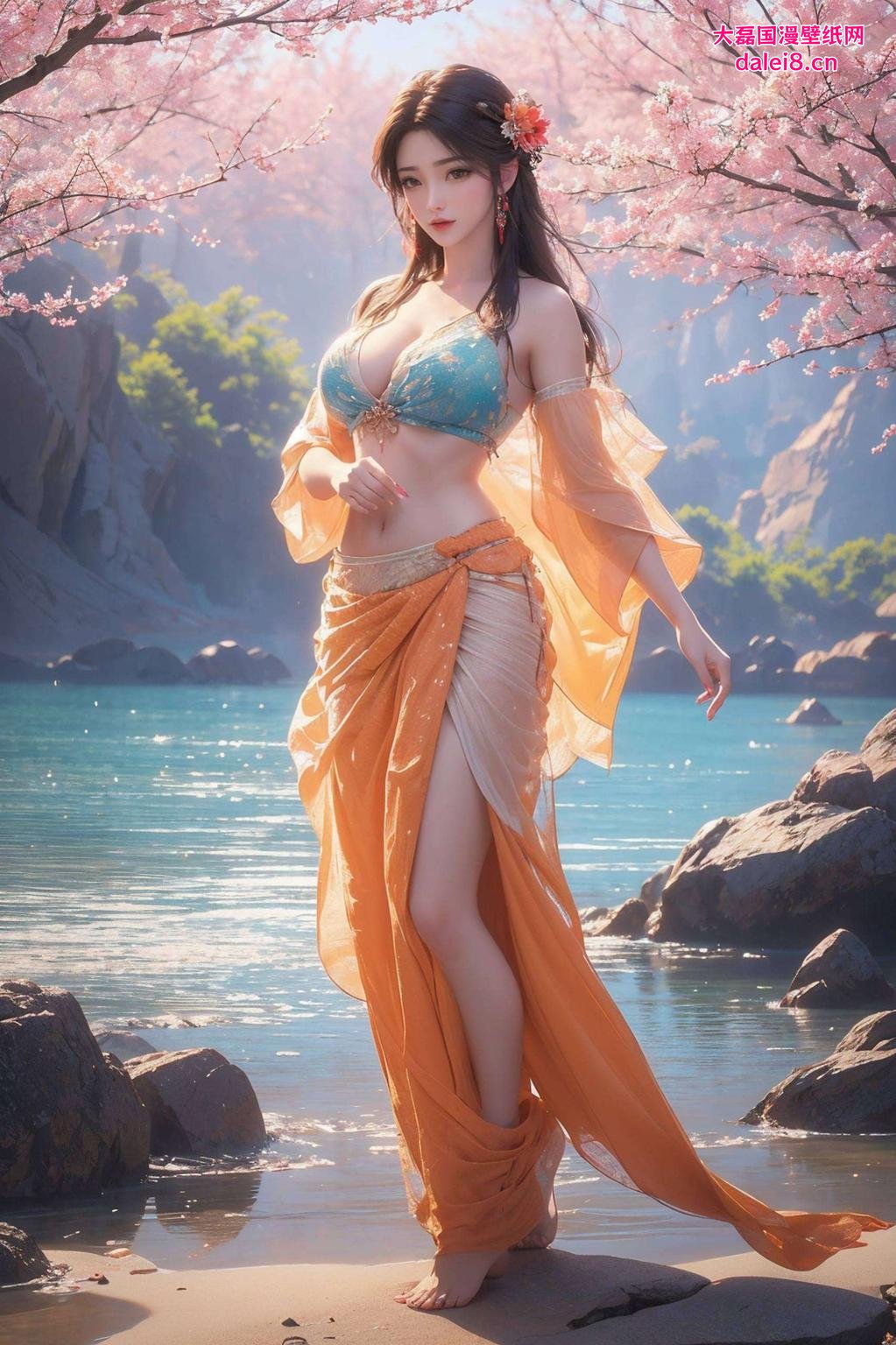 专为平板打造！看这荒天帝与火灵儿的浪漫同框今天给大家带来一款静态古风壁纸包