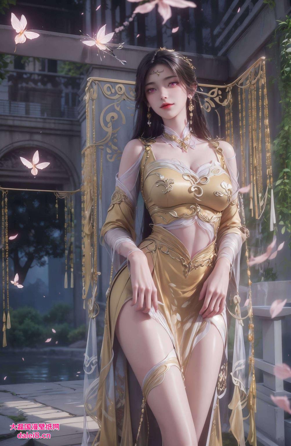 完美展现古典韵味金瓶儿高清壁纸