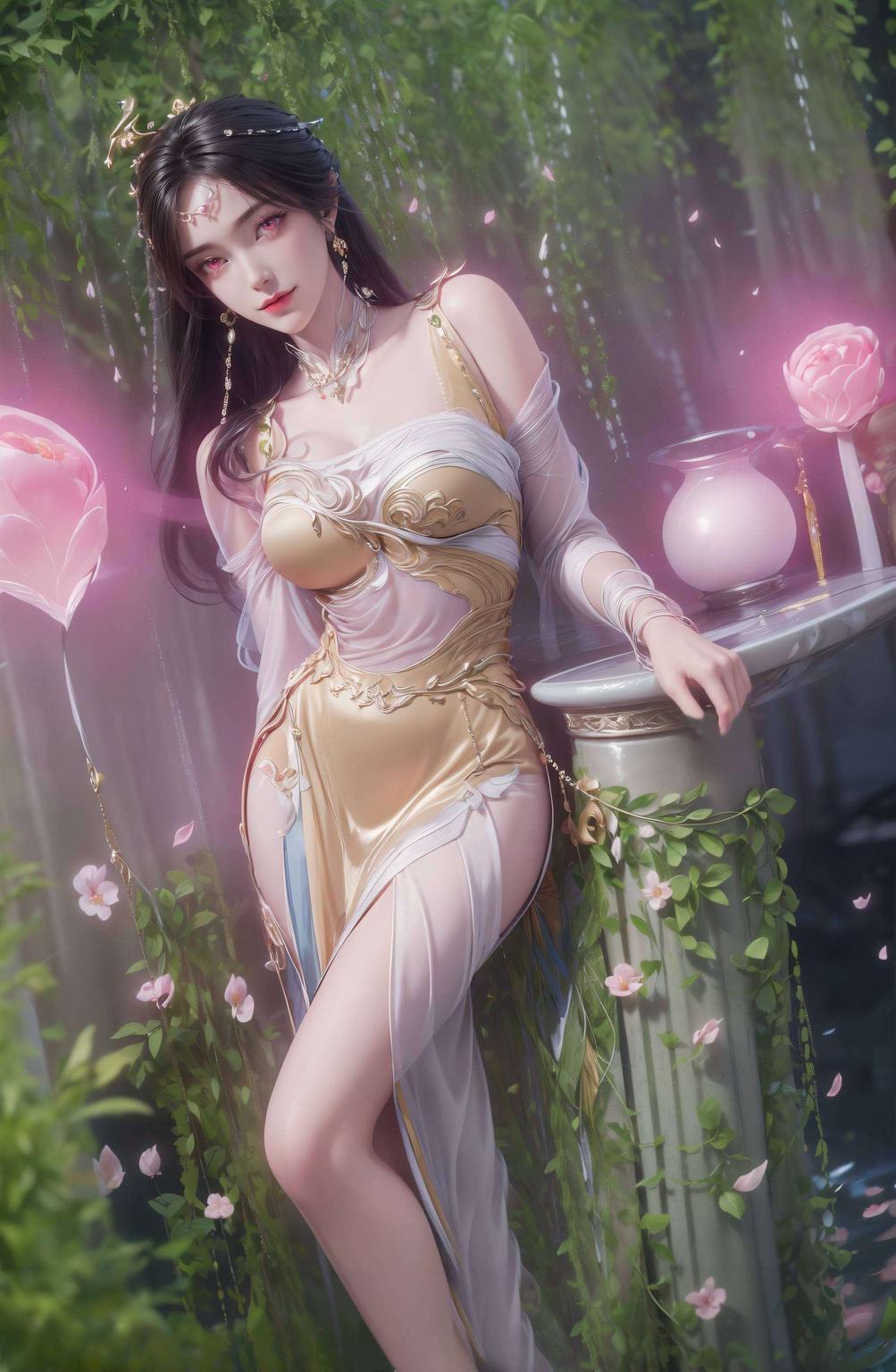 动态壁纸尽显ins风金瓶儿翅膀翱翔