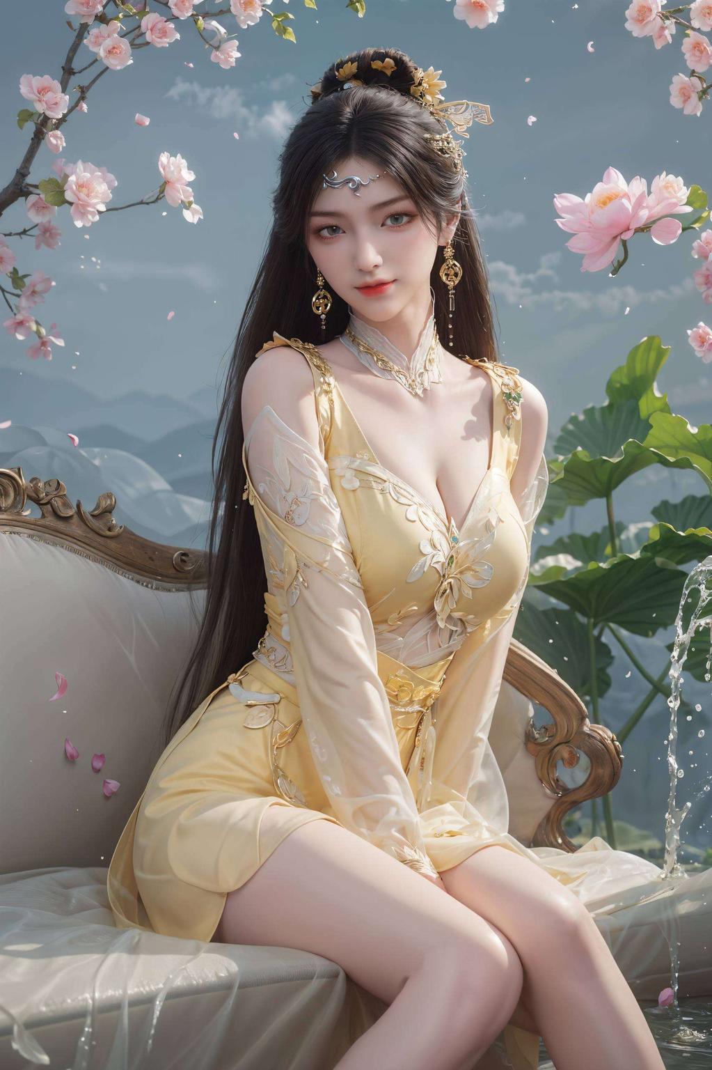 不仅免费大家好！今天给大家带来一款超美的国漫女神金瓶儿AI壁纸