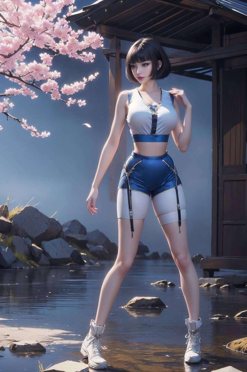 眼神忧郁以1920x1080的分辨率呈现