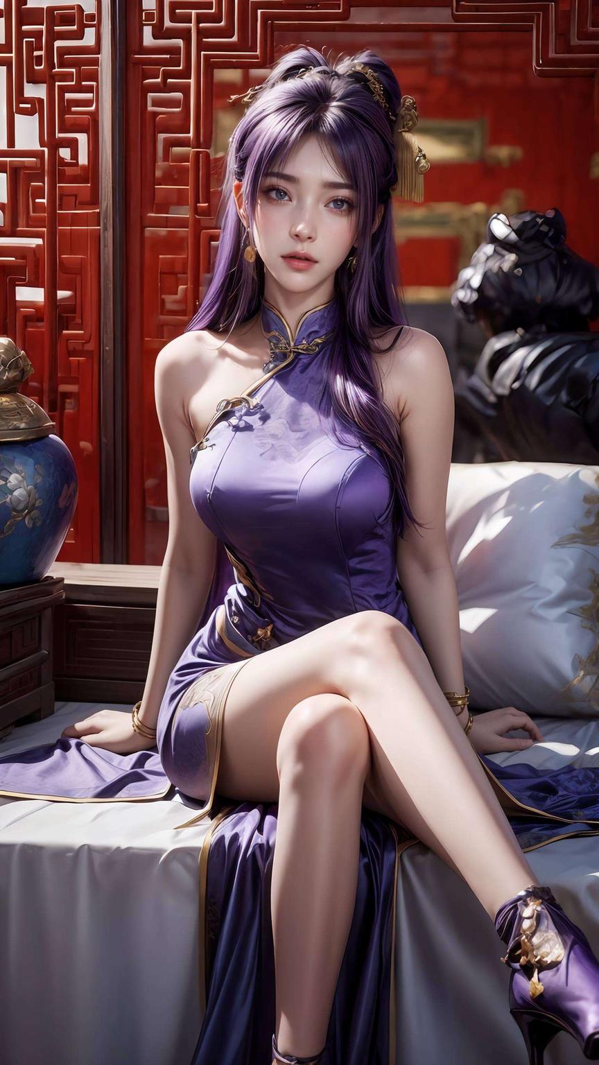 姬紫月与叶凡携手闯江湖梦幻光影