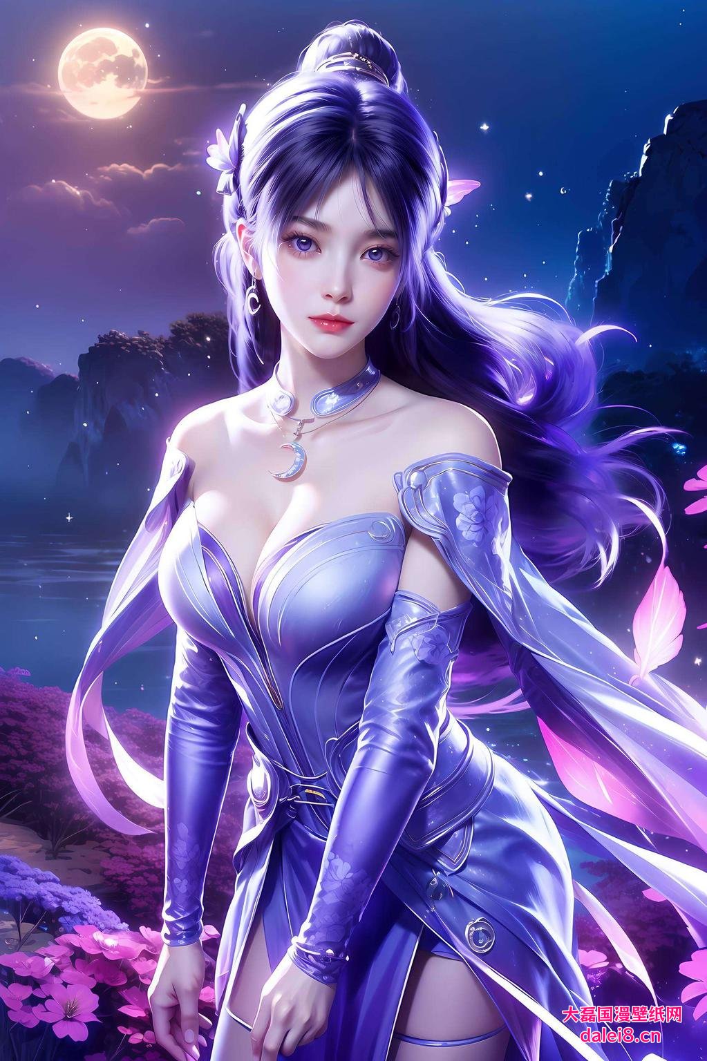 姬紫月的美照来袭！这款女生专属壁纸细节满分