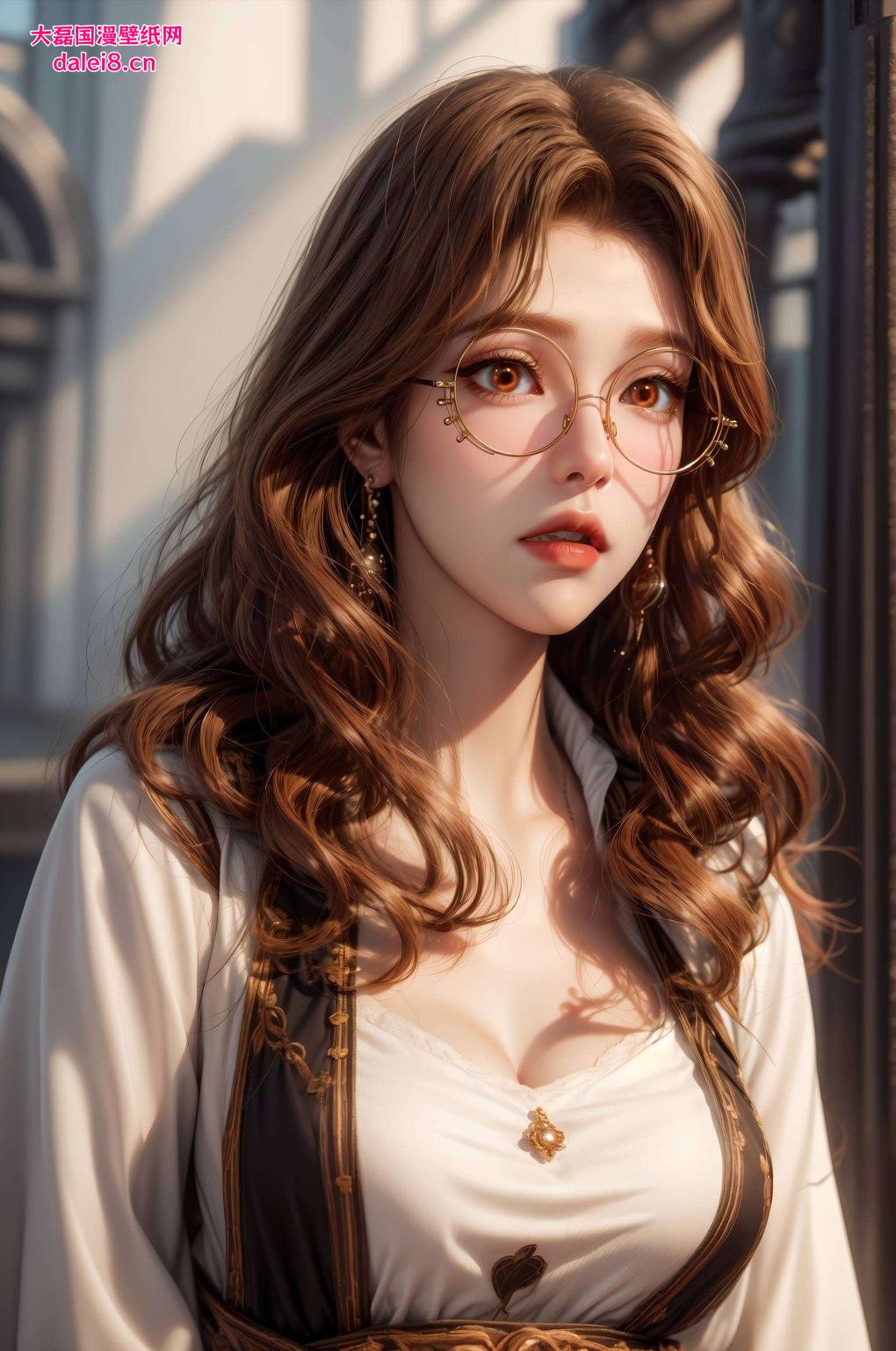 快来看看这款橘子姐高清4K壁纸！护眼又美观锁屏瞬间变身为大陆风情画