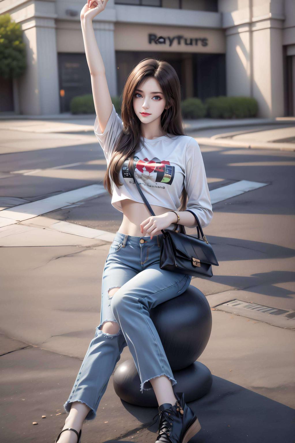 今天给大家带来一款极简风格的电脑桌面壁纸凉冰英姿飒爽