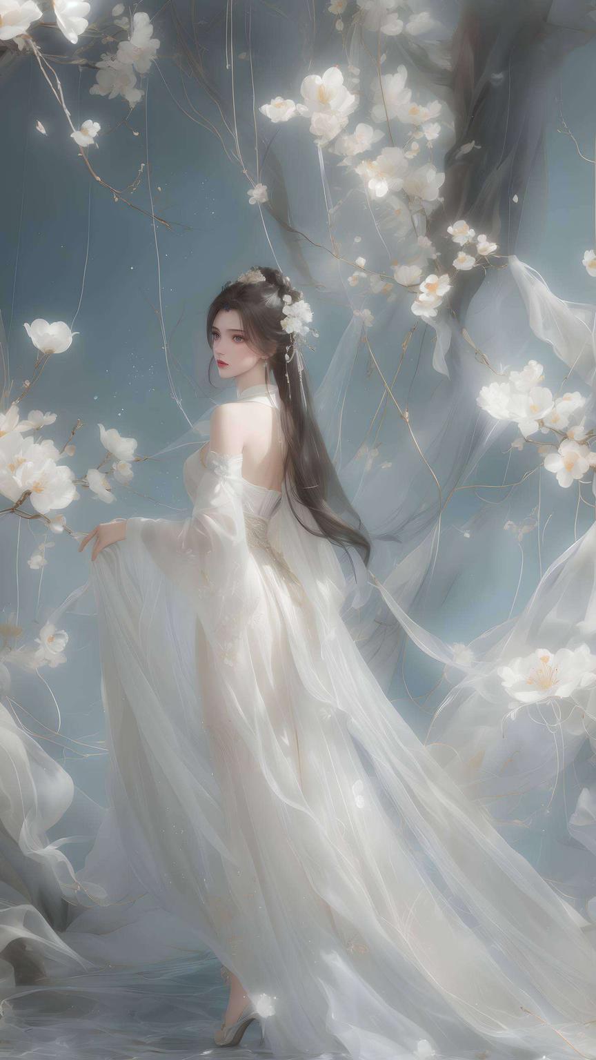 仿佛能感受到她的呼吸让你的电脑瞬间变身艺术馆！