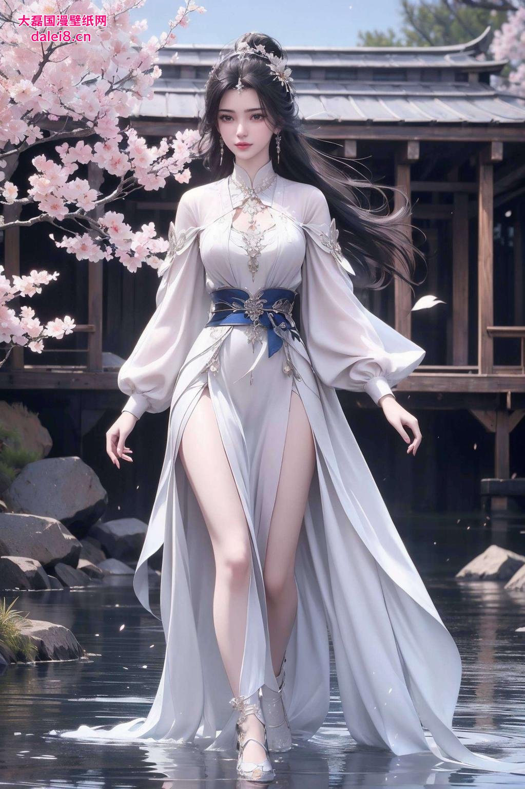 绿色精细李慕婉壁纸来啦！看这可爱的漫画形象