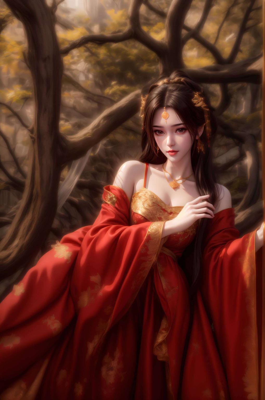 搭配炫丽的色彩今天给大家带来一款超炫的二次元宽屏壁纸！这款壁纸以李慕婉的背影为主题