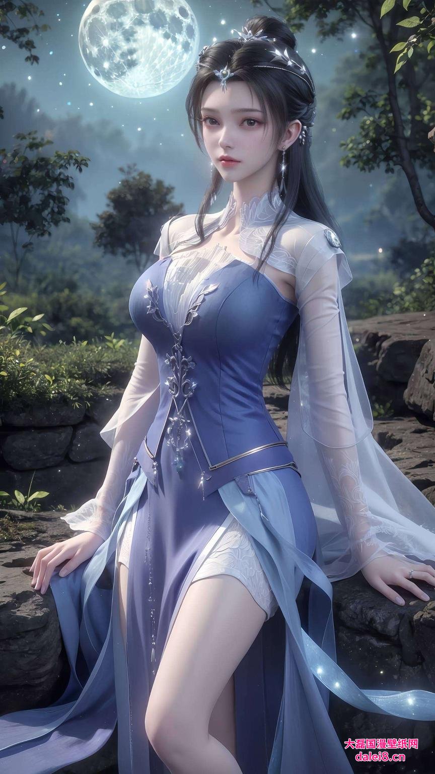 看这苹果墙纸今天给大家带来这款超美的4K电脑壁纸——李慕婉壁纸原画！画面细腻