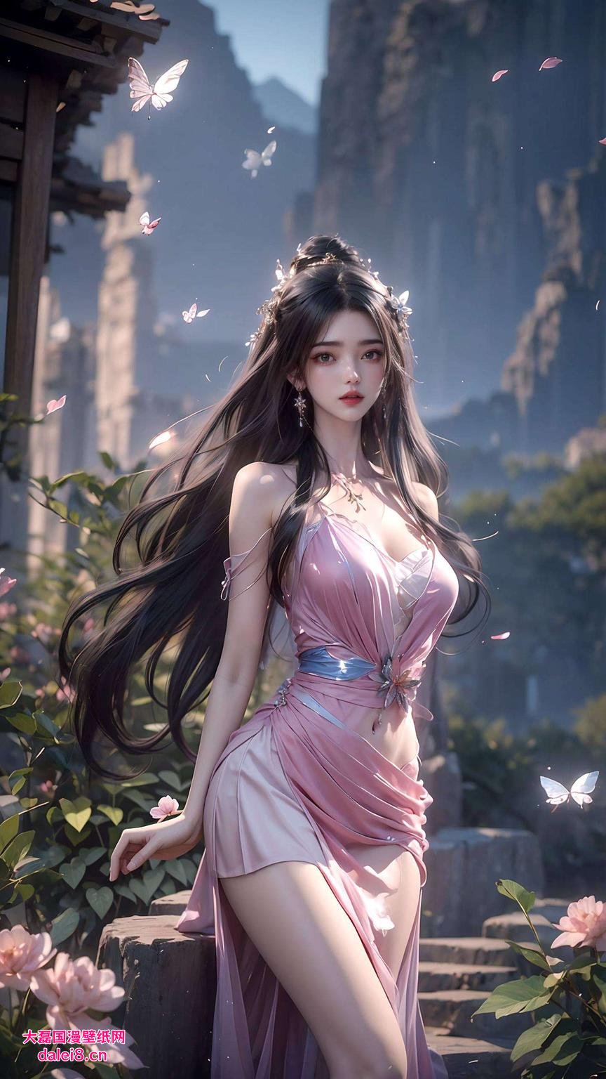 就像她温柔的眼神每一处都让人沉醉