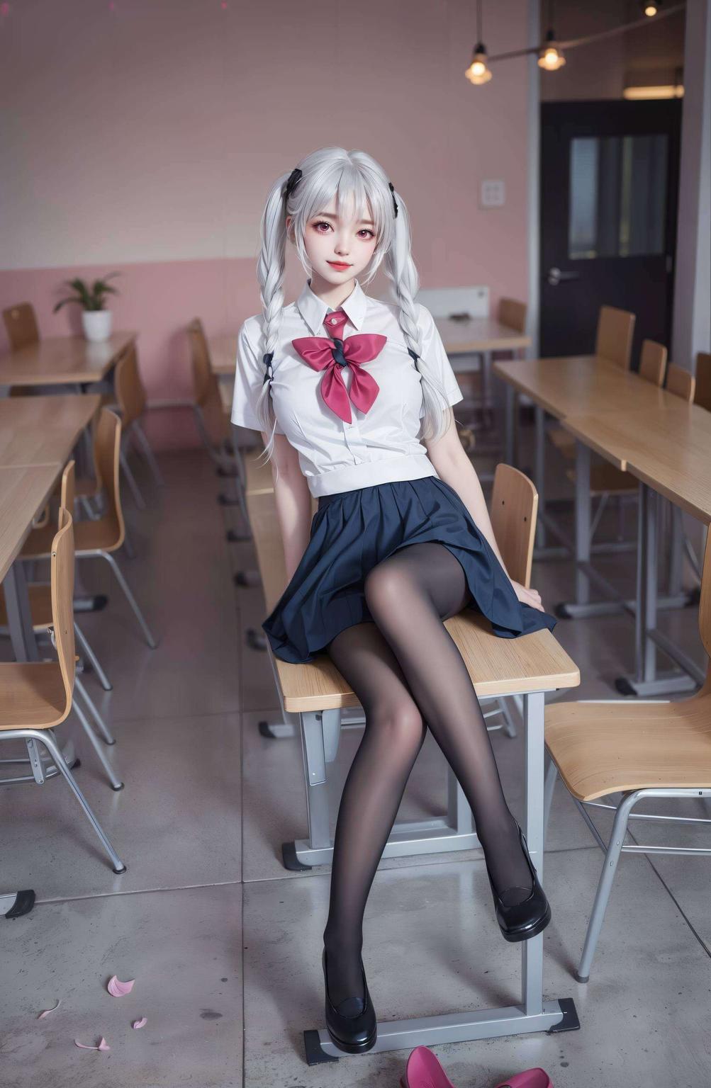 与背景的纯色调完美融合这款林青檀女装动态壁纸简直美爆了！高清细腻