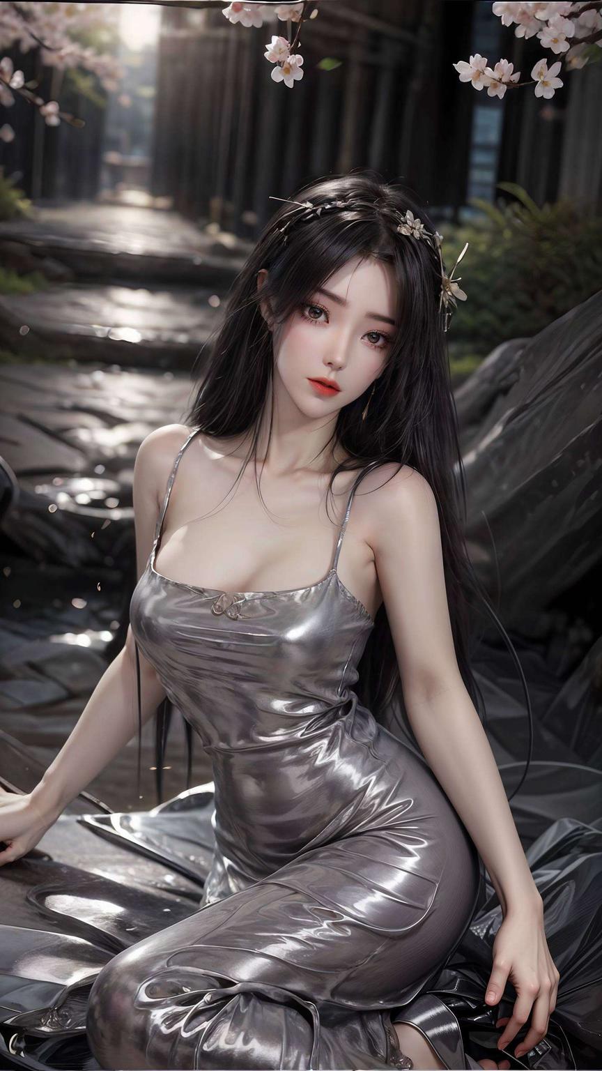 柳枝摇曳清新脱俗