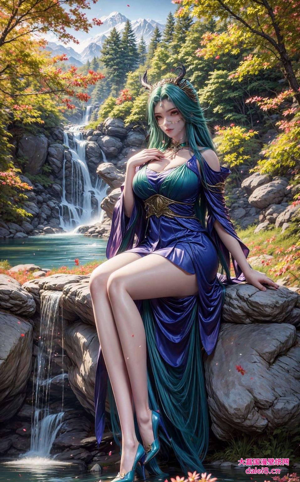 精选AI国漫女神斗破苍穹龙女原图震撼视觉！高清原图