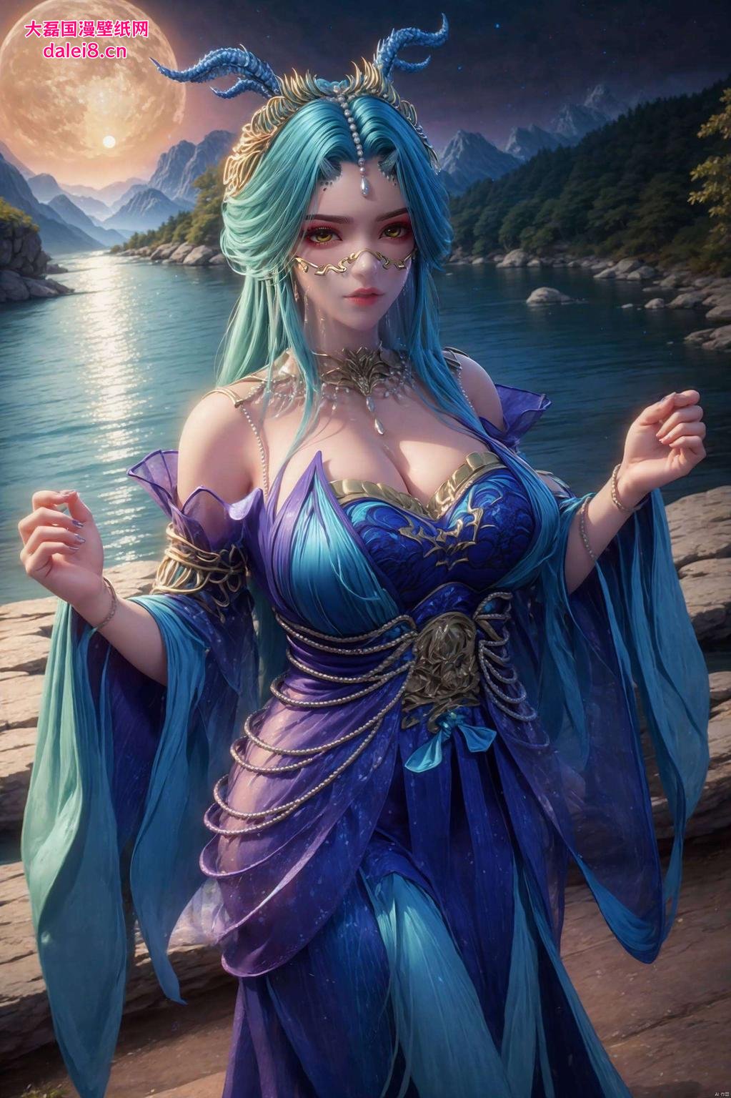 平板上的风景瞬间升华！美得让人心动！细腻笔触描绘