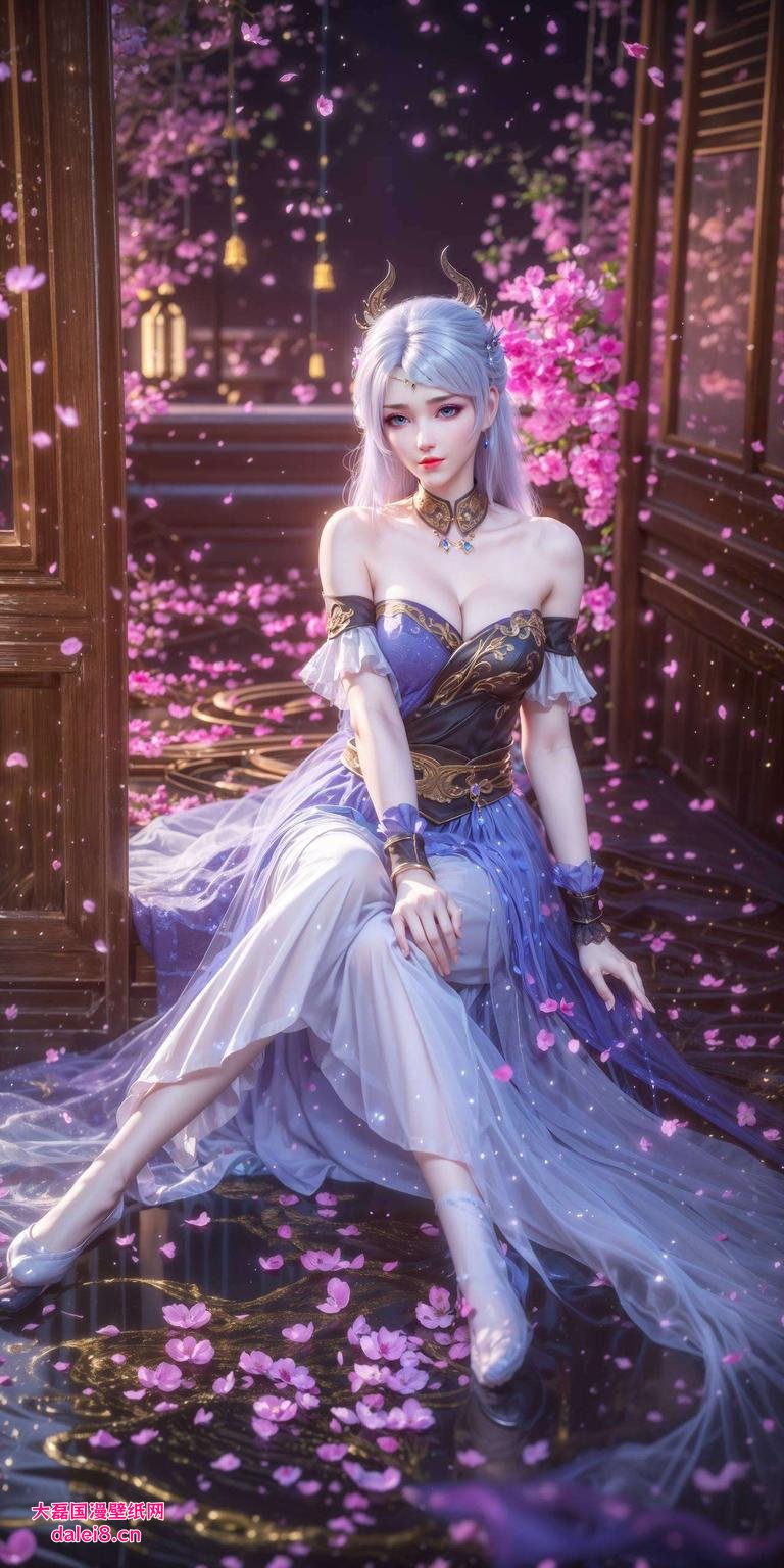简洁风格让她在你电脑上静静绽放