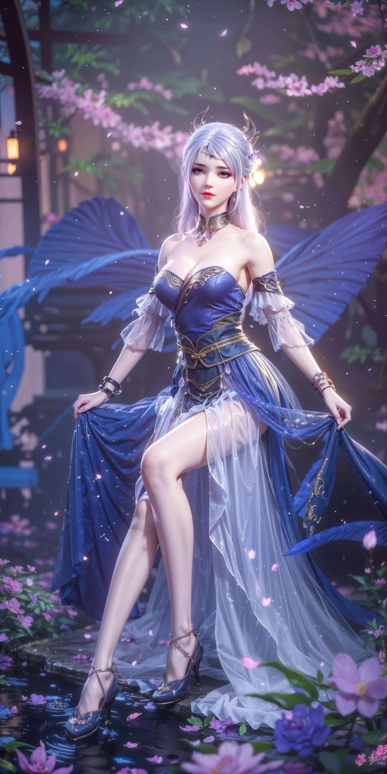 紫色的背景与洛璃的蓝发相映成趣今天给大家带来一款超美的紫色免费壁纸