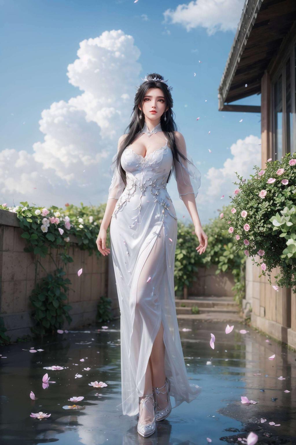 这古风壁纸平板上瞬间炫彩绽放