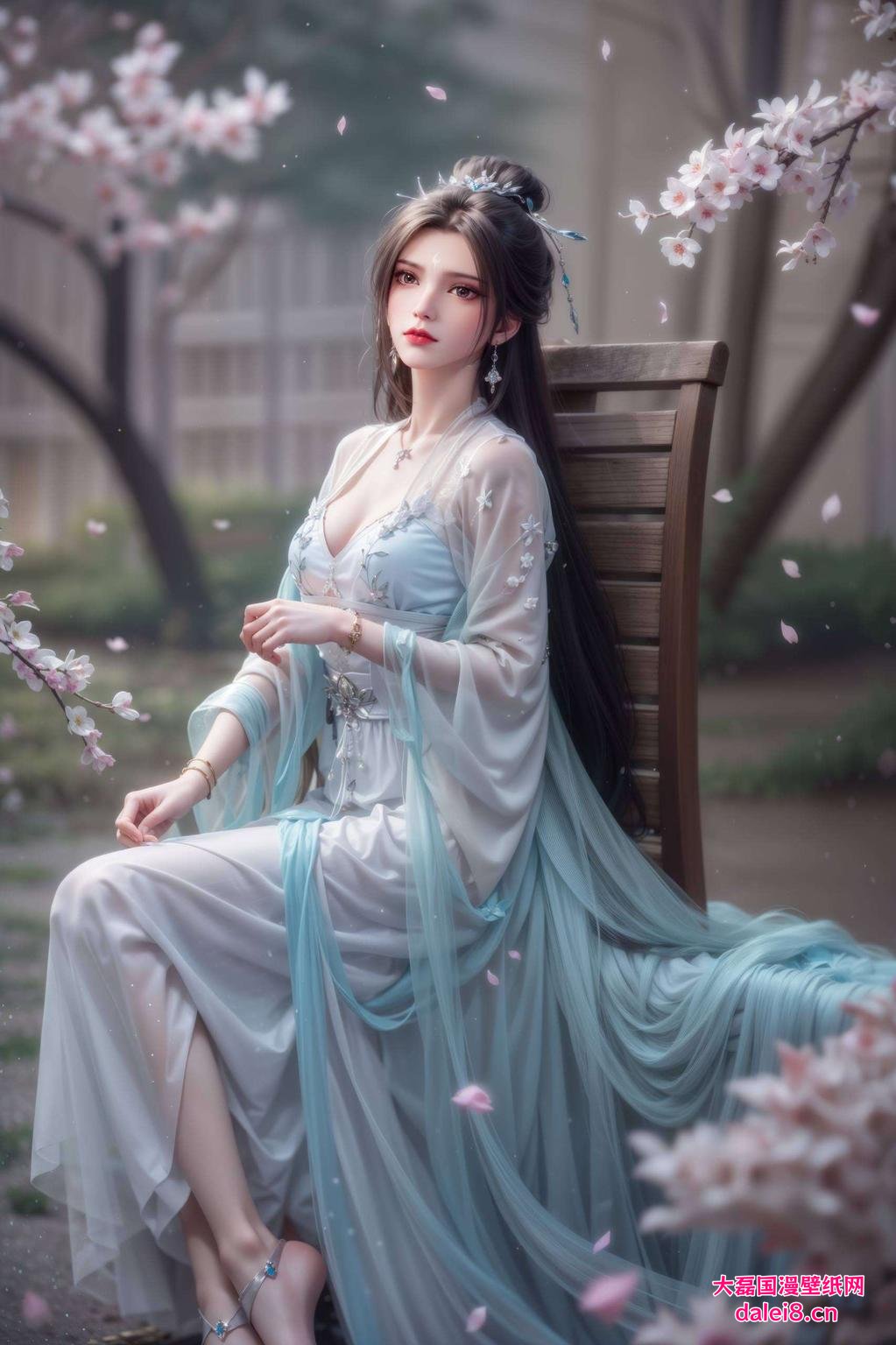 以陆雪琪的清冷气质为主线这极简风壁纸