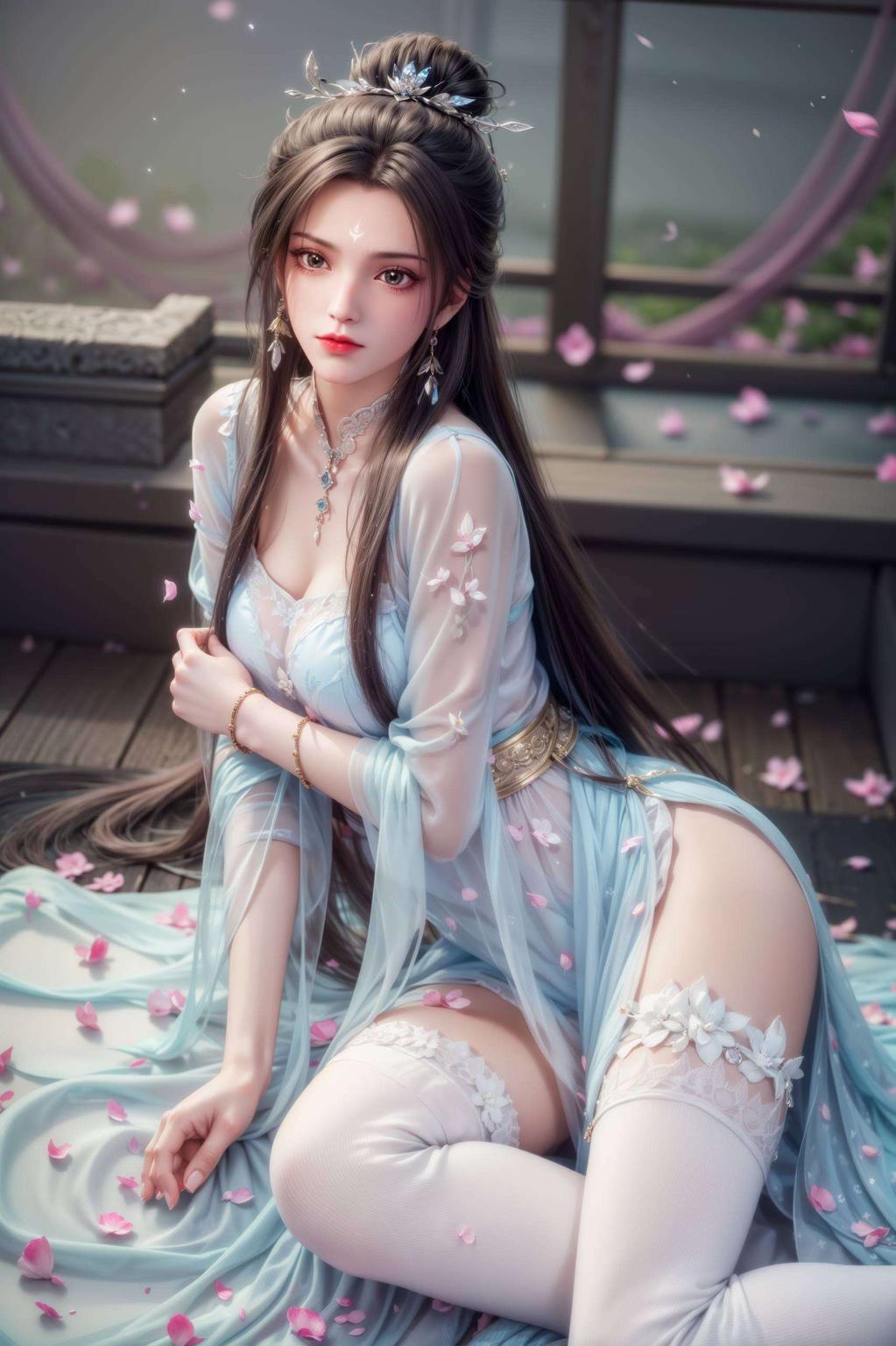 白衣如雪简直美爆了！