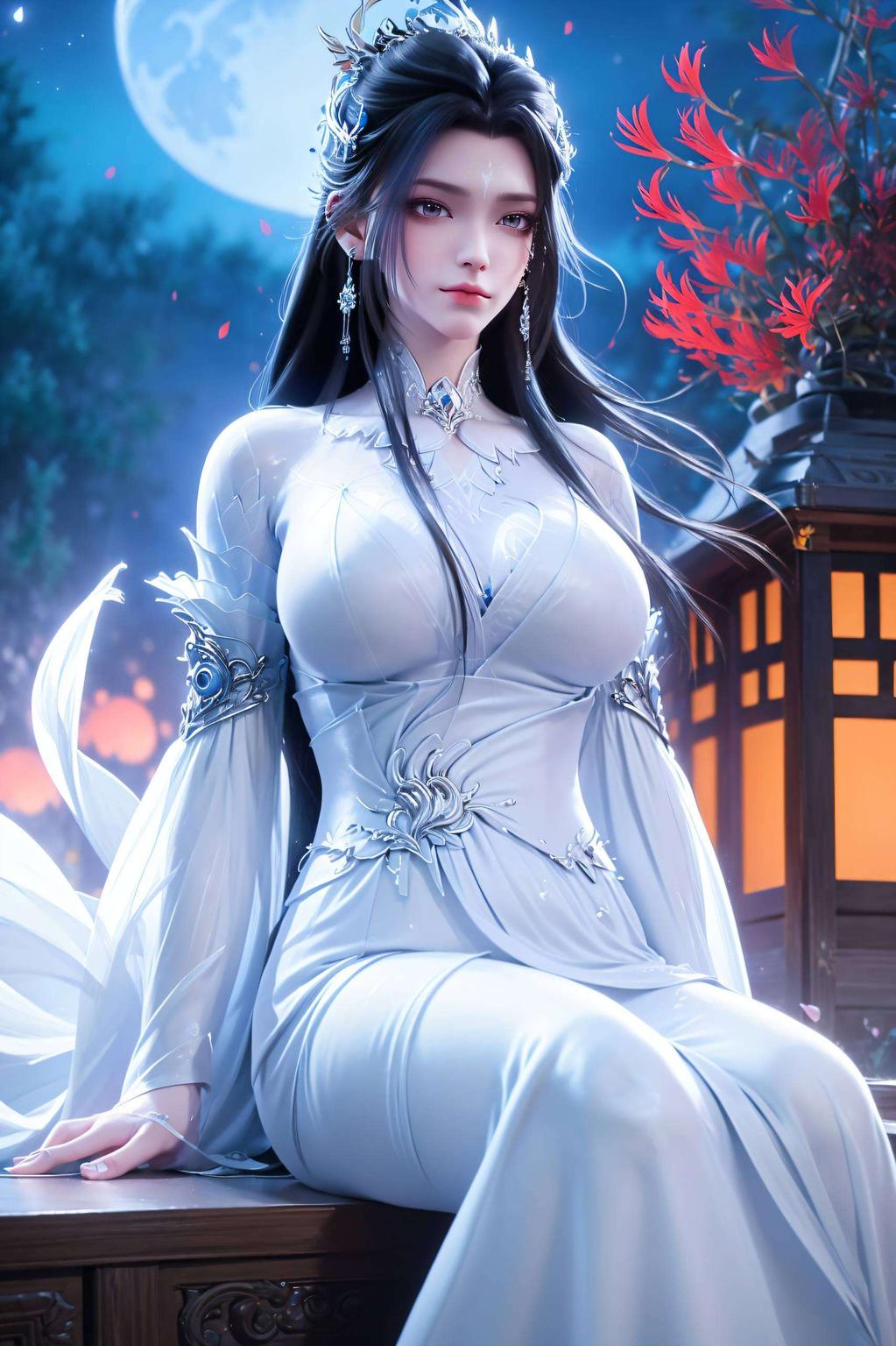 紫色背景更是梦幻今天给大家分享一款超美的紫色陆雪琪壁纸