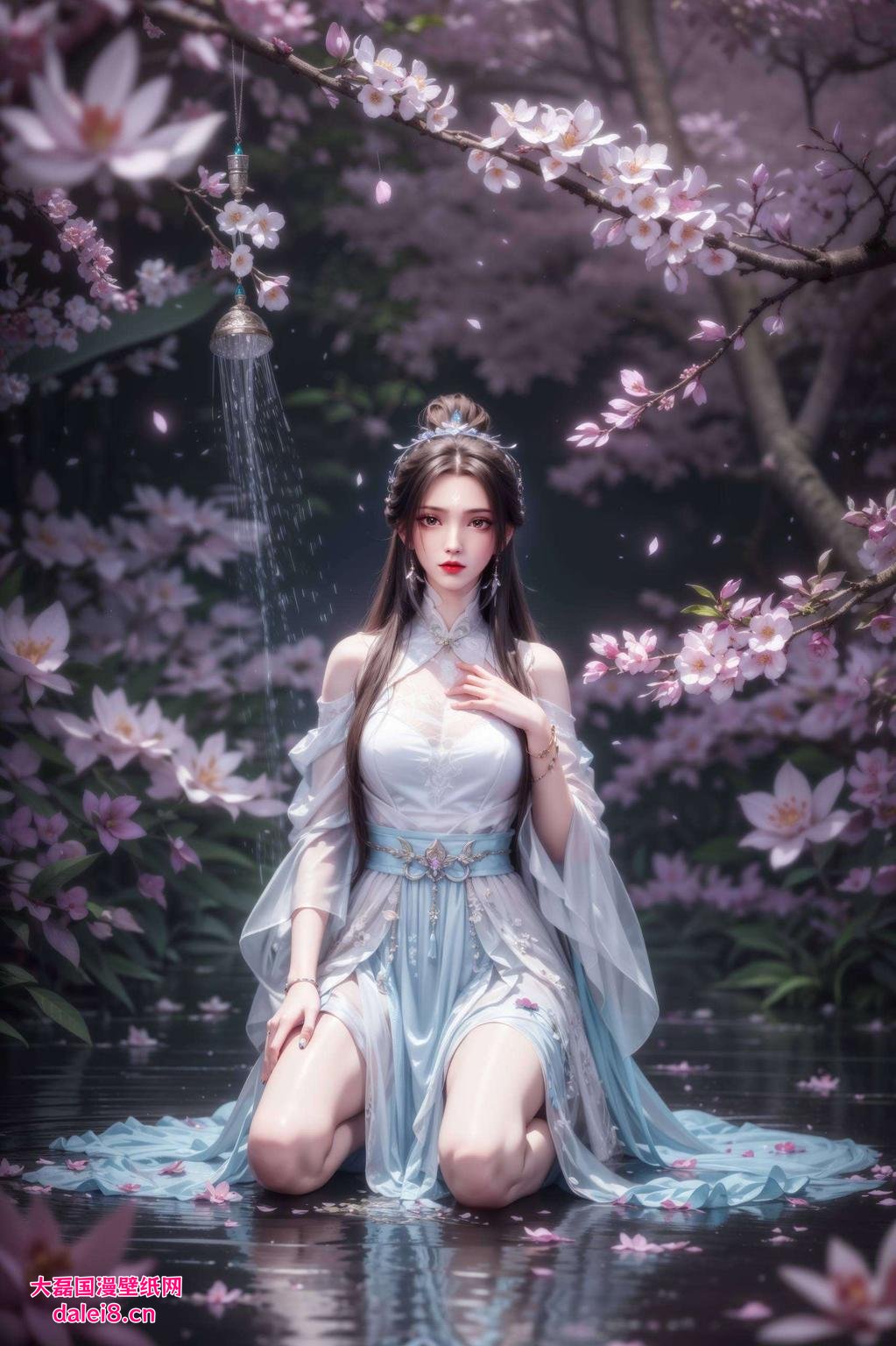 陆雪琪壁纸4K尽显伤感之美细腻笔触描绘出诛仙世界的一抹幽深