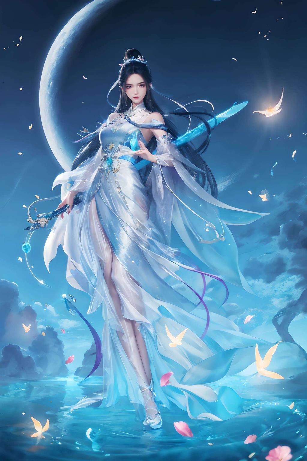 特别推荐！这款粉色系iPhone壁纸融合了诛仙陆雪琪的高清美图