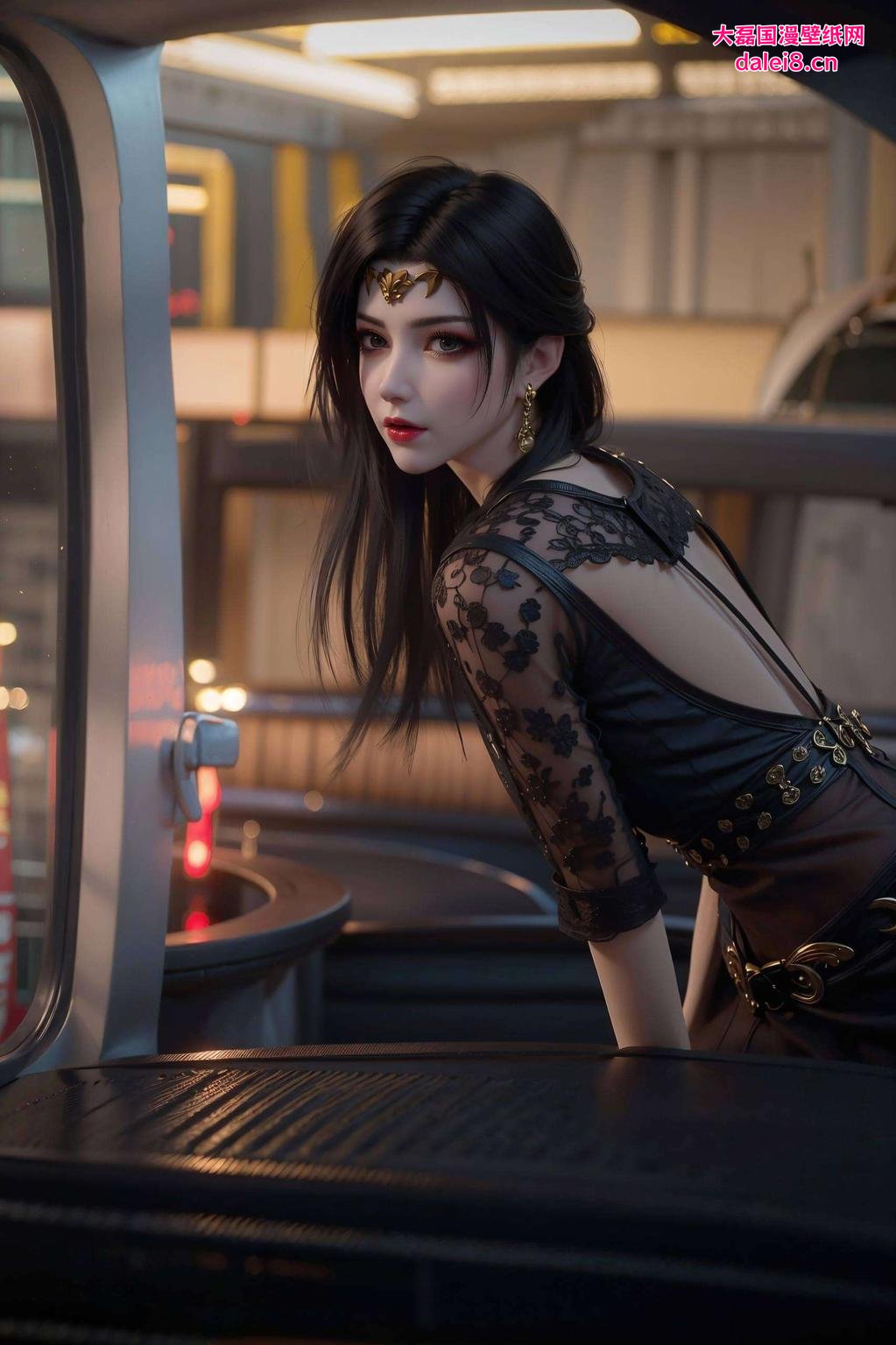 感受一下这款美杜莎主题的伤感游戏壁纸电脑桌面瞬间变身哥特风艺术空间