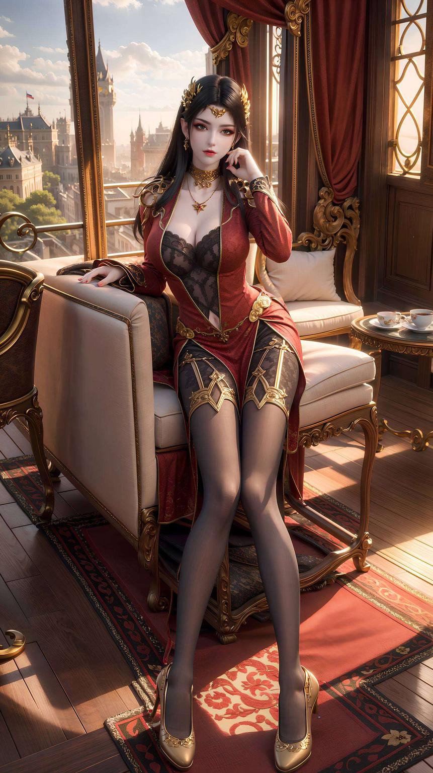 搭配独特的国漫元素这款精美精细的美杜莎斗破苍穹壁纸