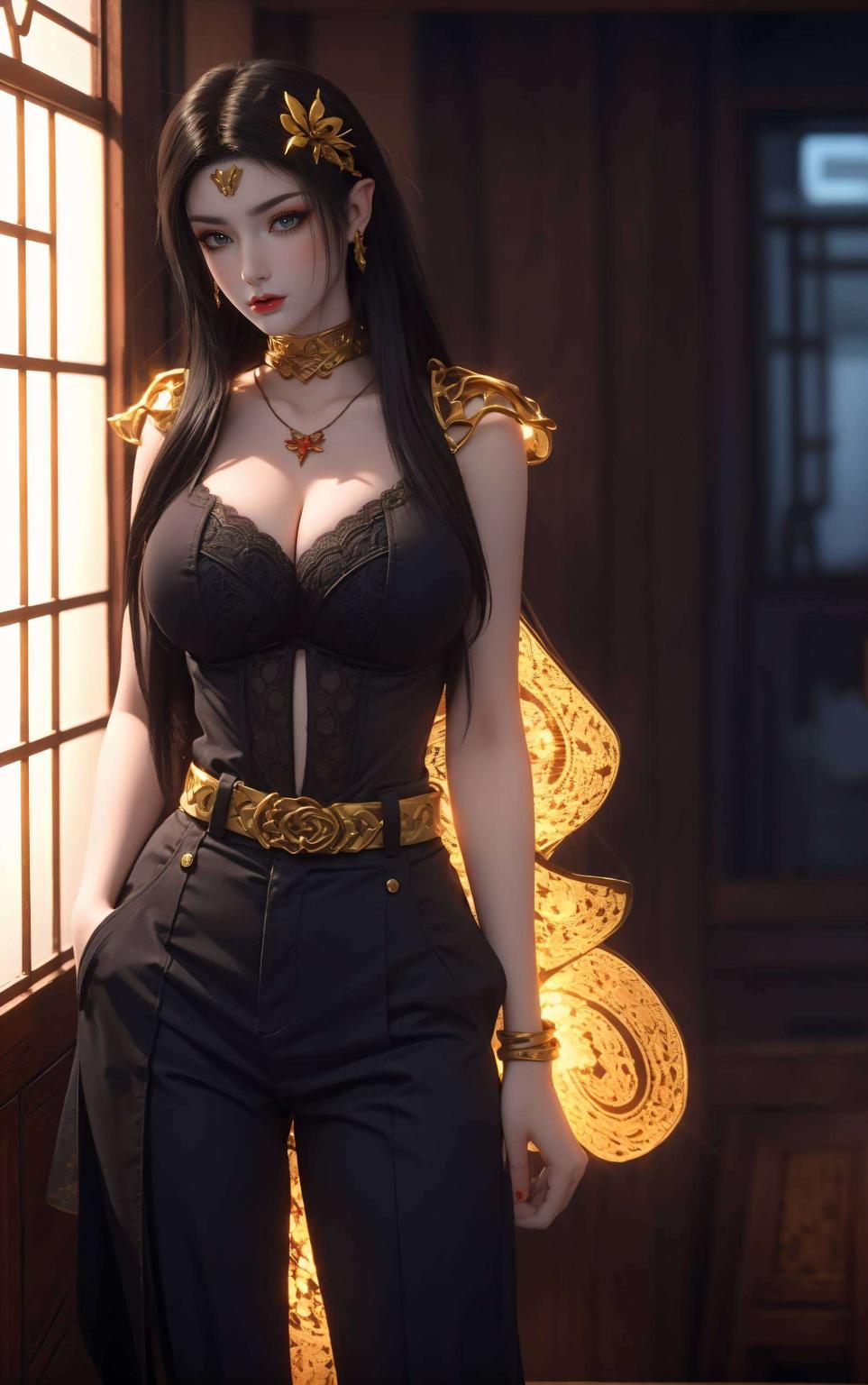 美杜莎很酷动态壁纸眼神犀利