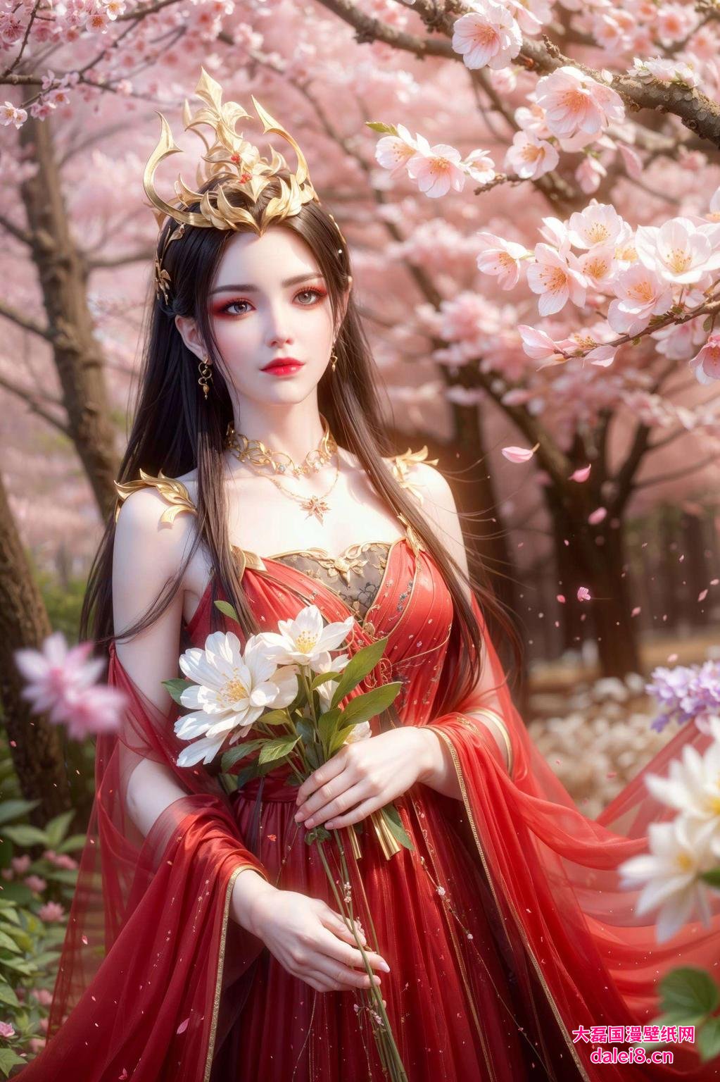 这款2K高清壁纸带你们领略美杜莎女王的霸气！神秘的眼神让你的iPad瞬间变身斗气大陆的瑰宝！