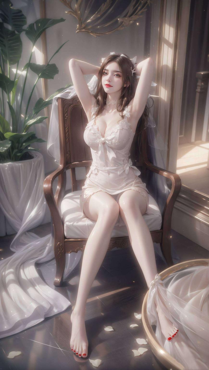 美杜莎女神眼神魅惑清凉一夏！这款特别护眼壁纸
