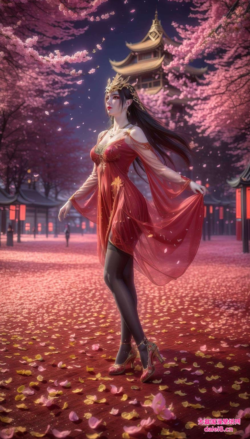 美杜莎壁纸灵动舞姿平板上的可爱精灵