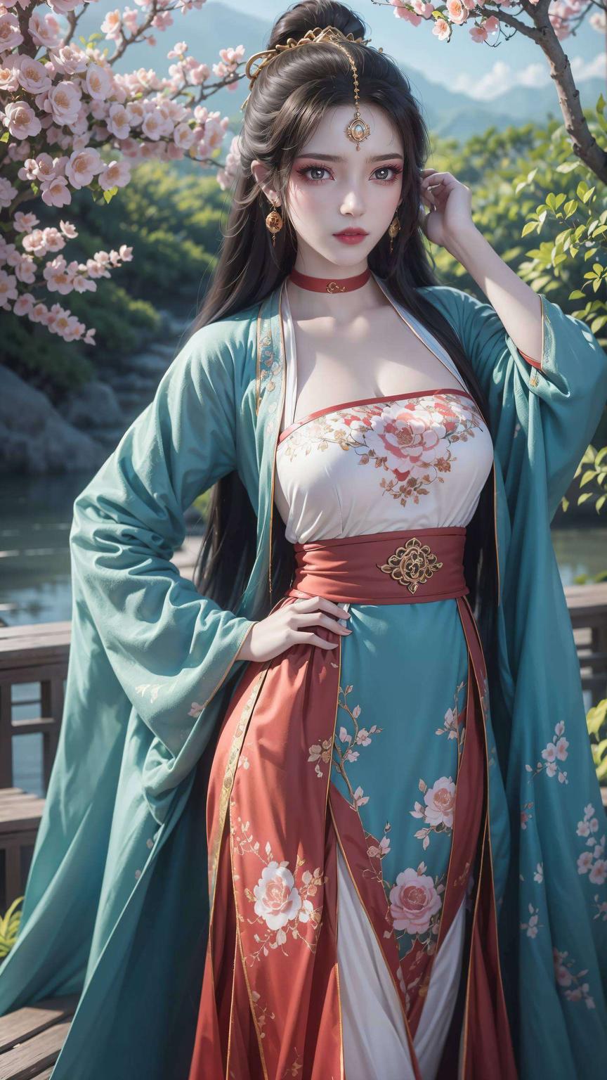 绿意盎然墨云草丛壁纸