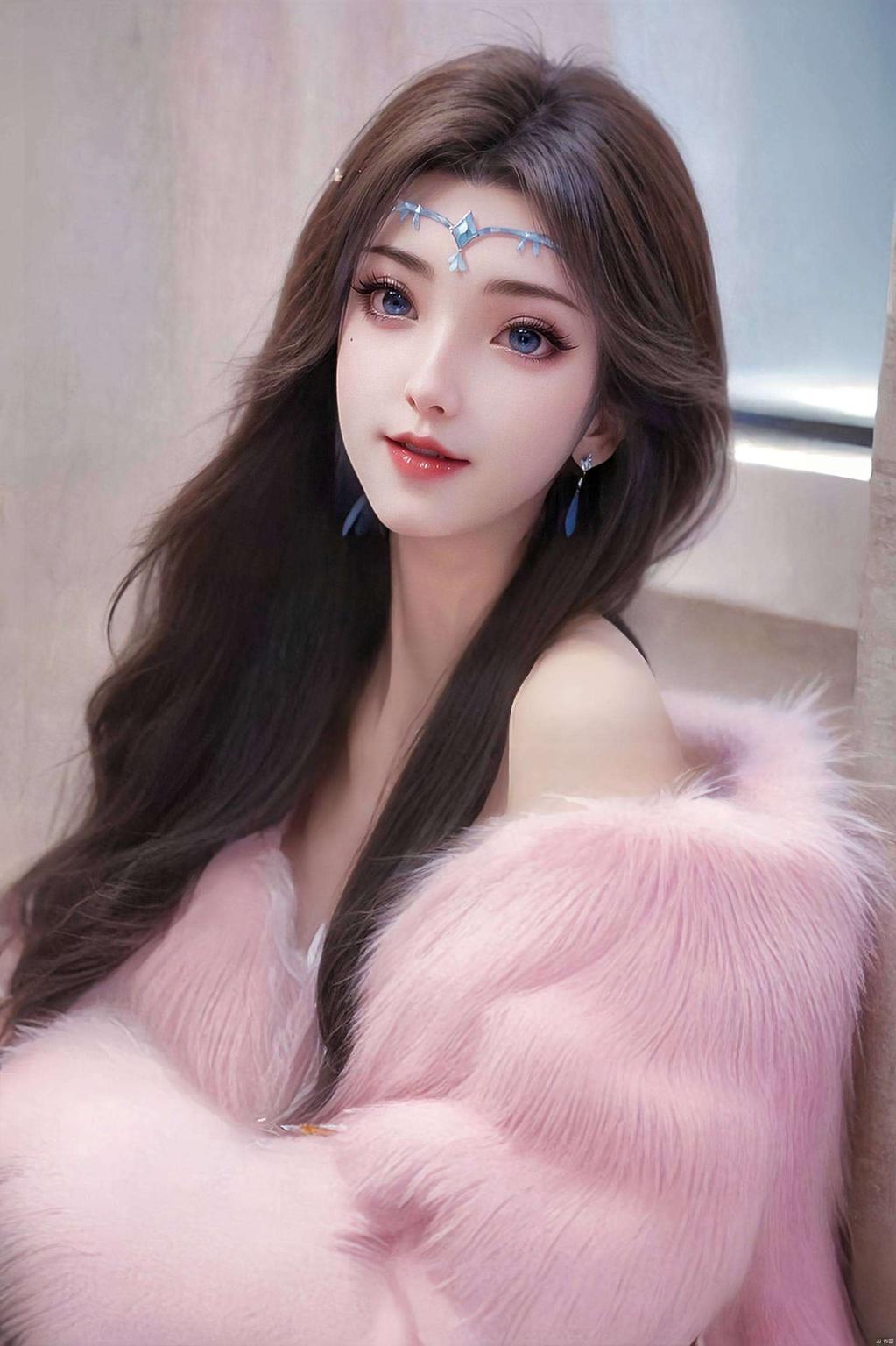 上界第一次会面的场景是不是超有爱？粉色背景搭配细腻的线条